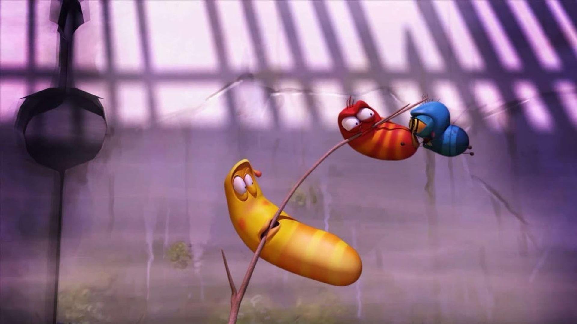 Larva background