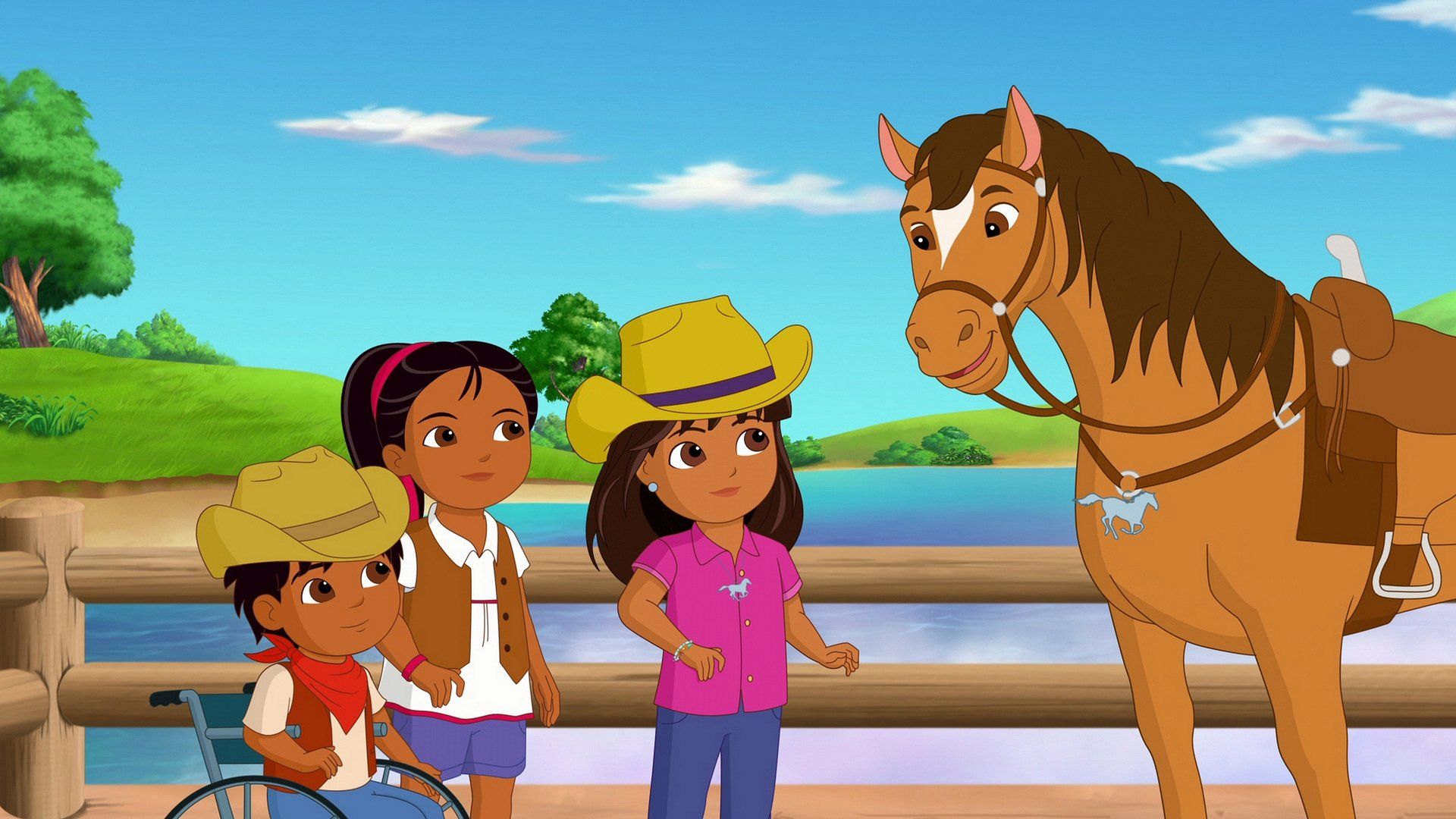 Dora and Friends: Into the City! background