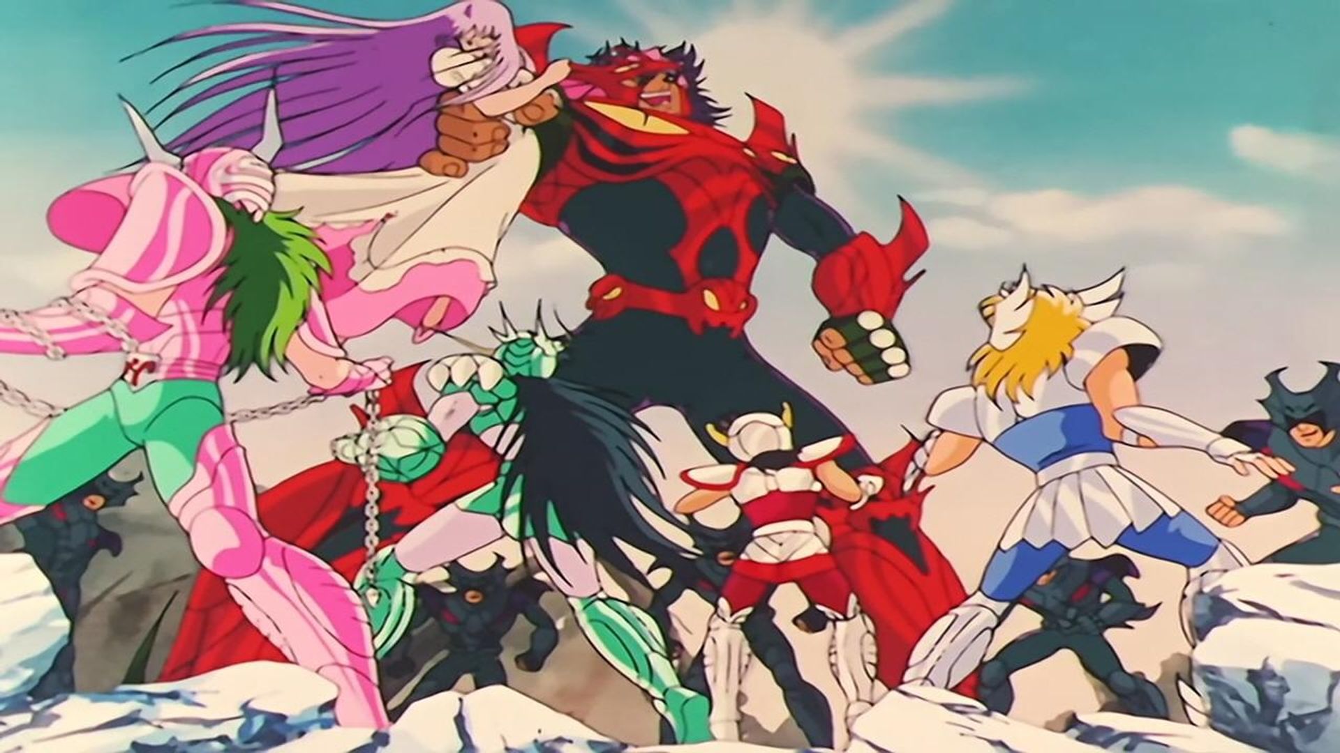Knights of the Zodiac background