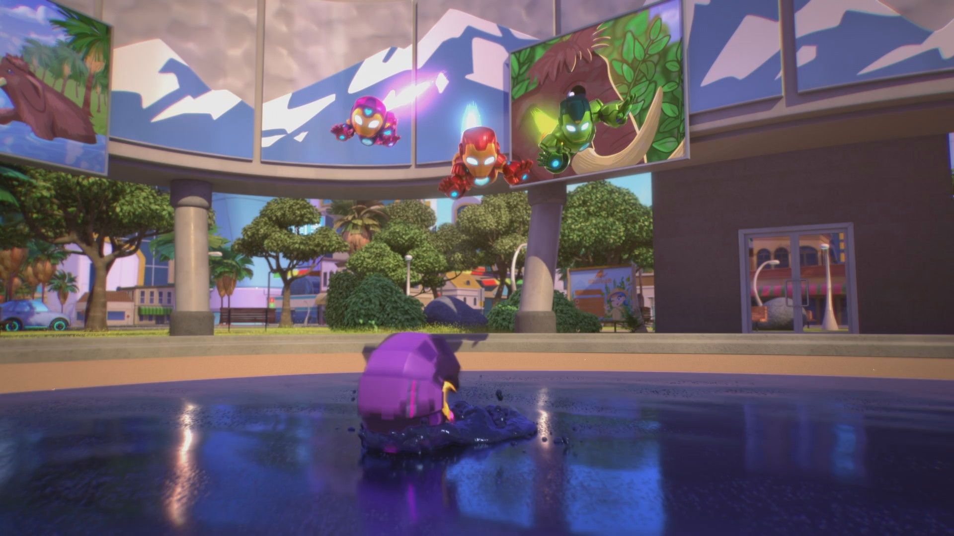 Iron Man and His Awesome Friends background