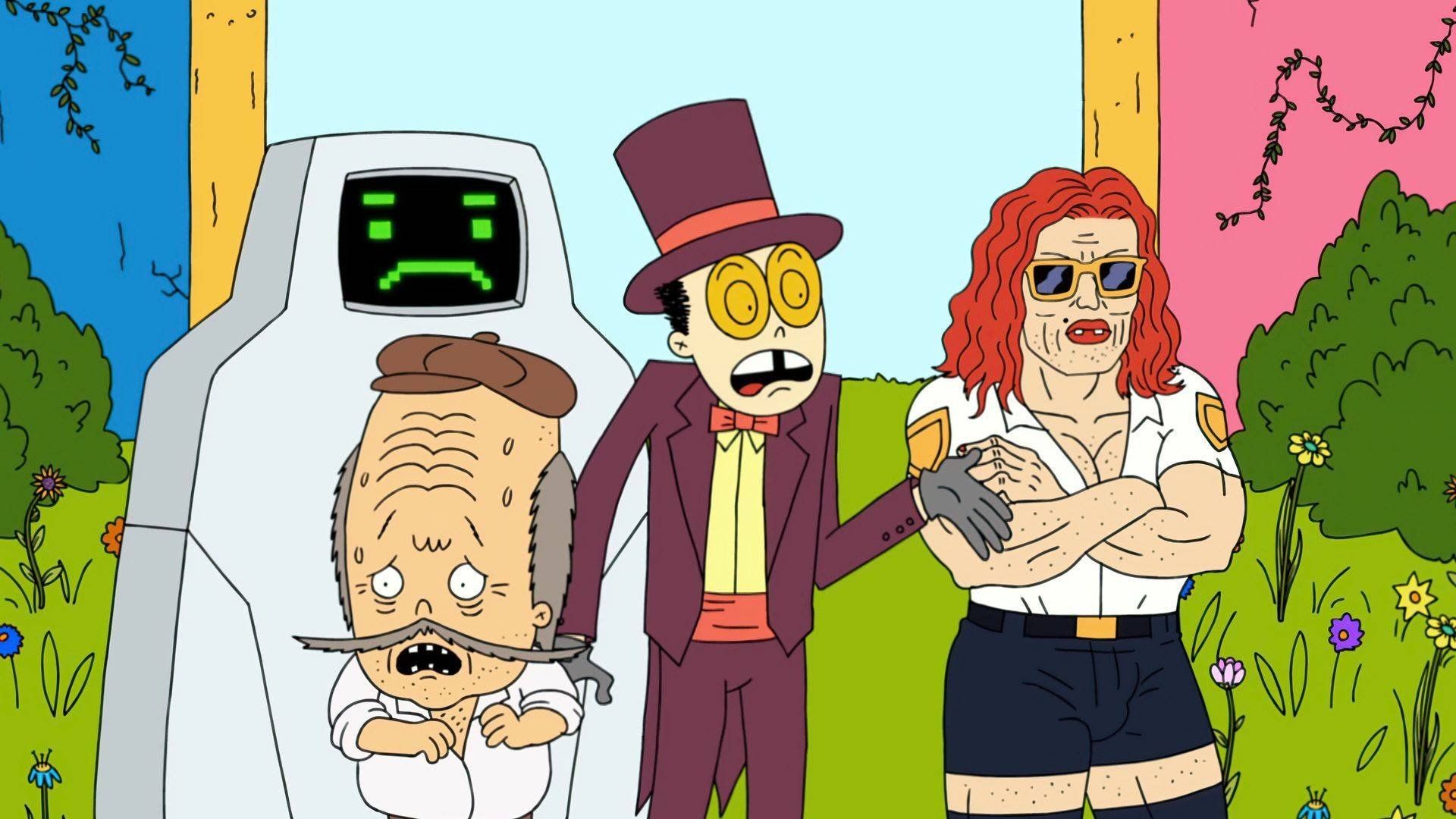 Superjail! background