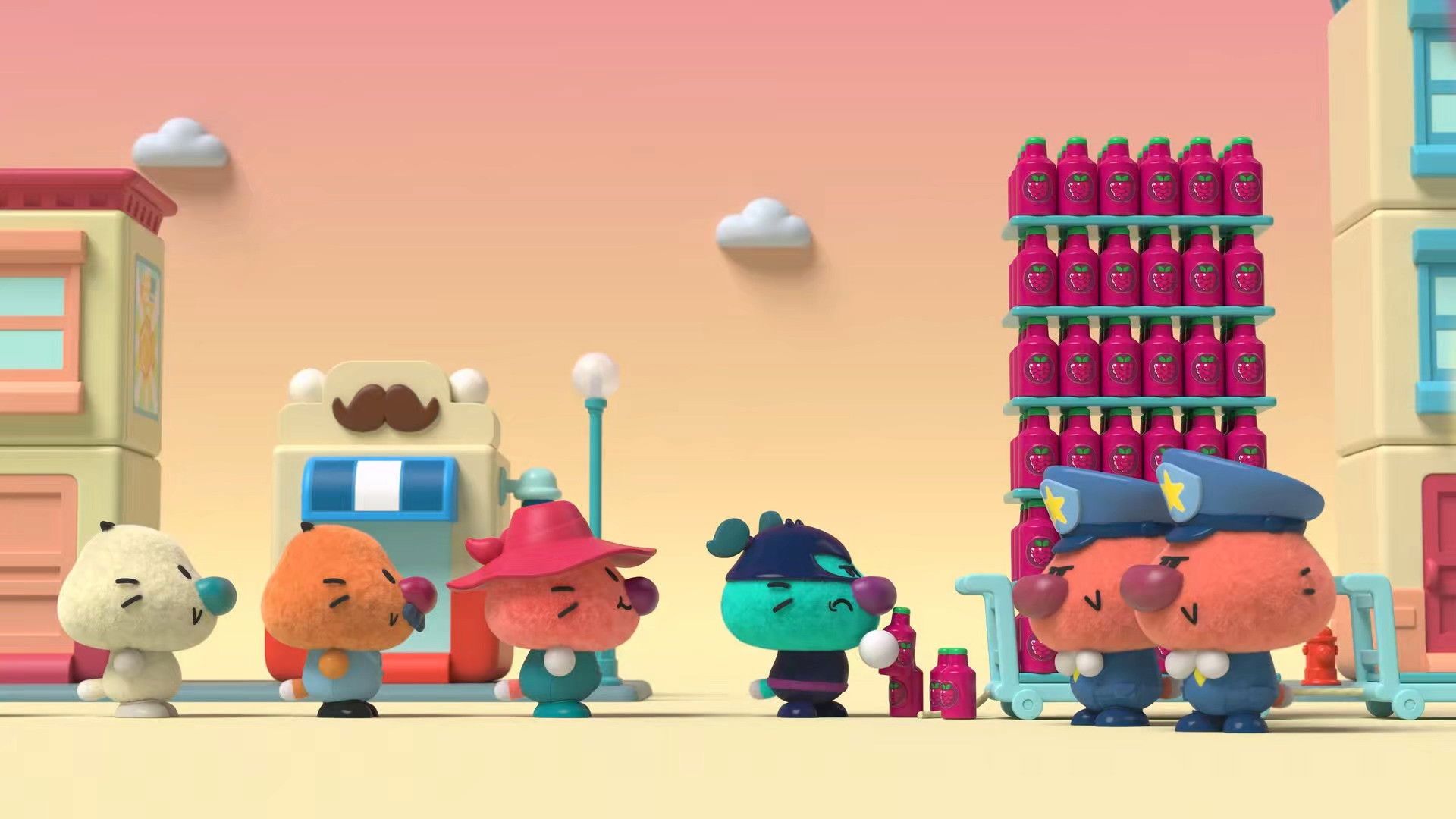 The New Adventures of Oggy background