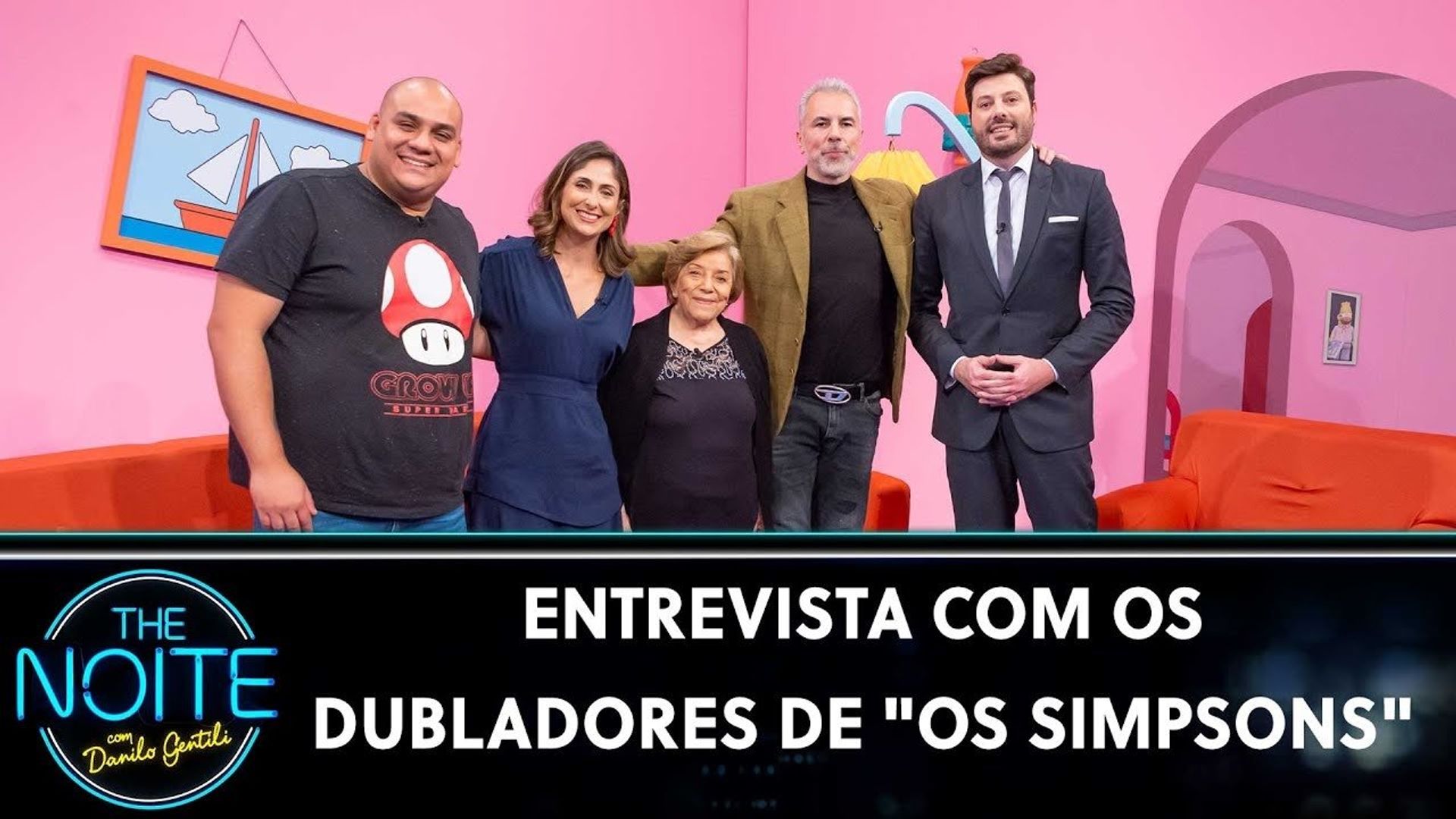 The Noite com Danilo Gentili background