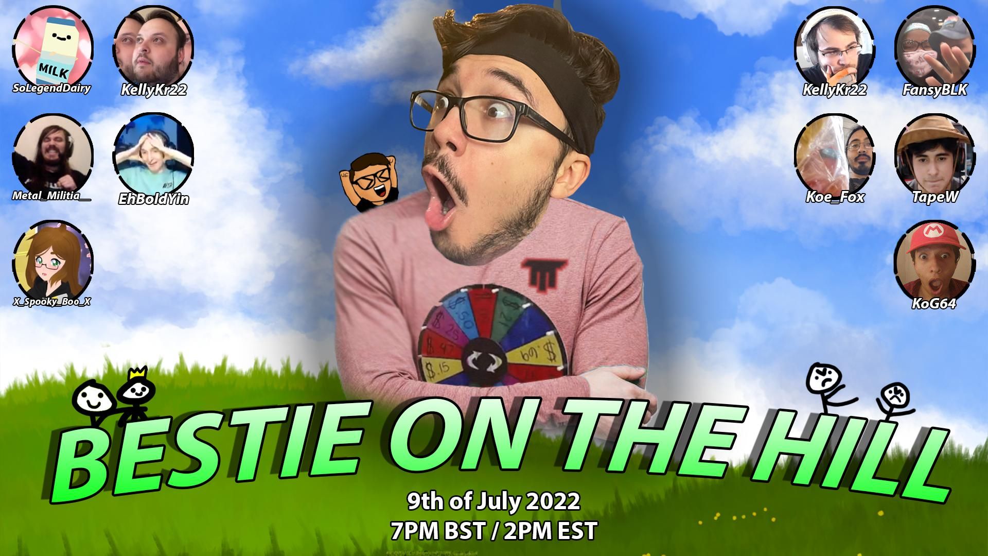 Bestie on the Hill background