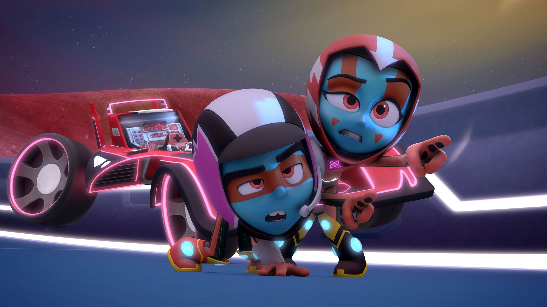 PJ Masks: Power Heroes background