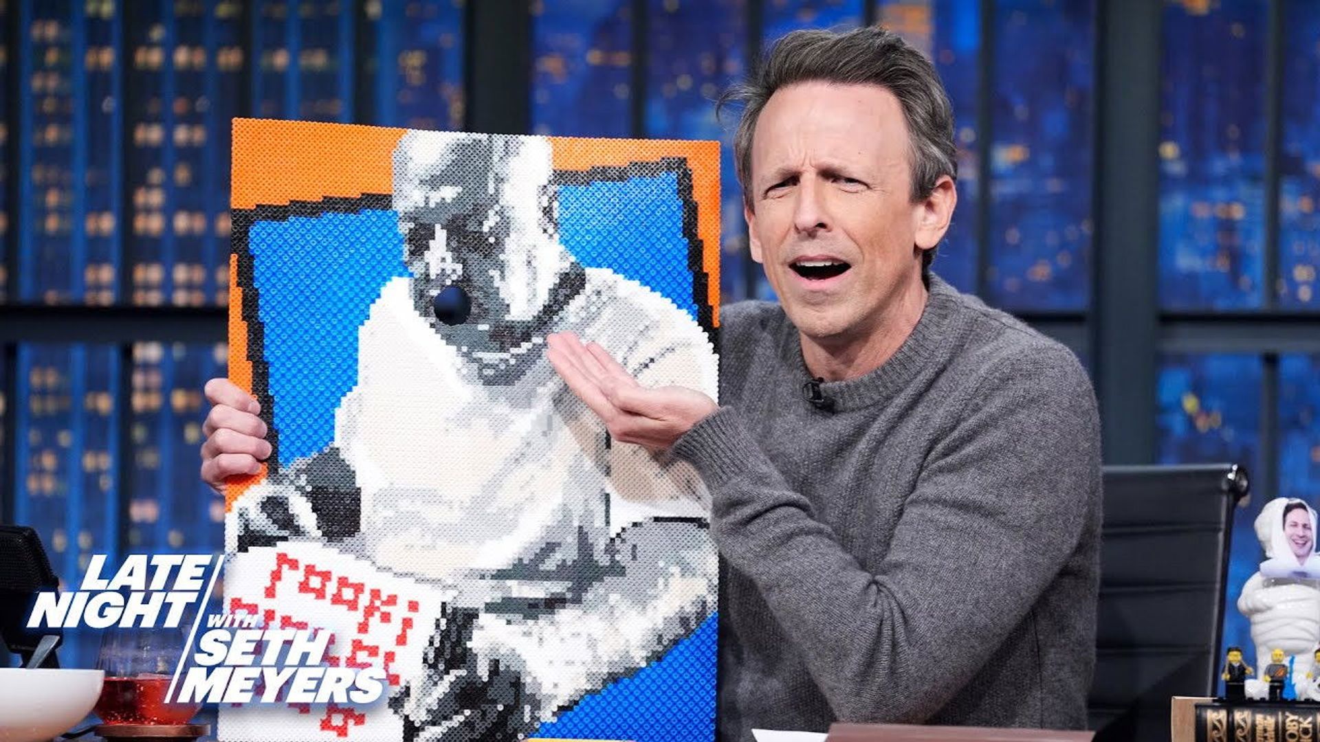 Late Night with Seth Meyers: Corrections" background