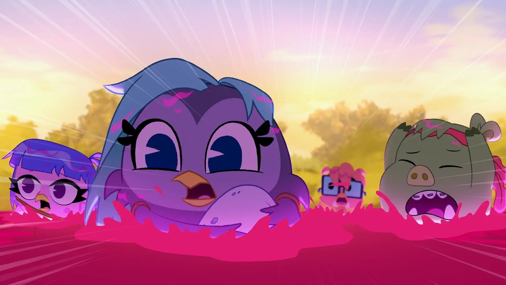 Angry Birds Mystery Island background