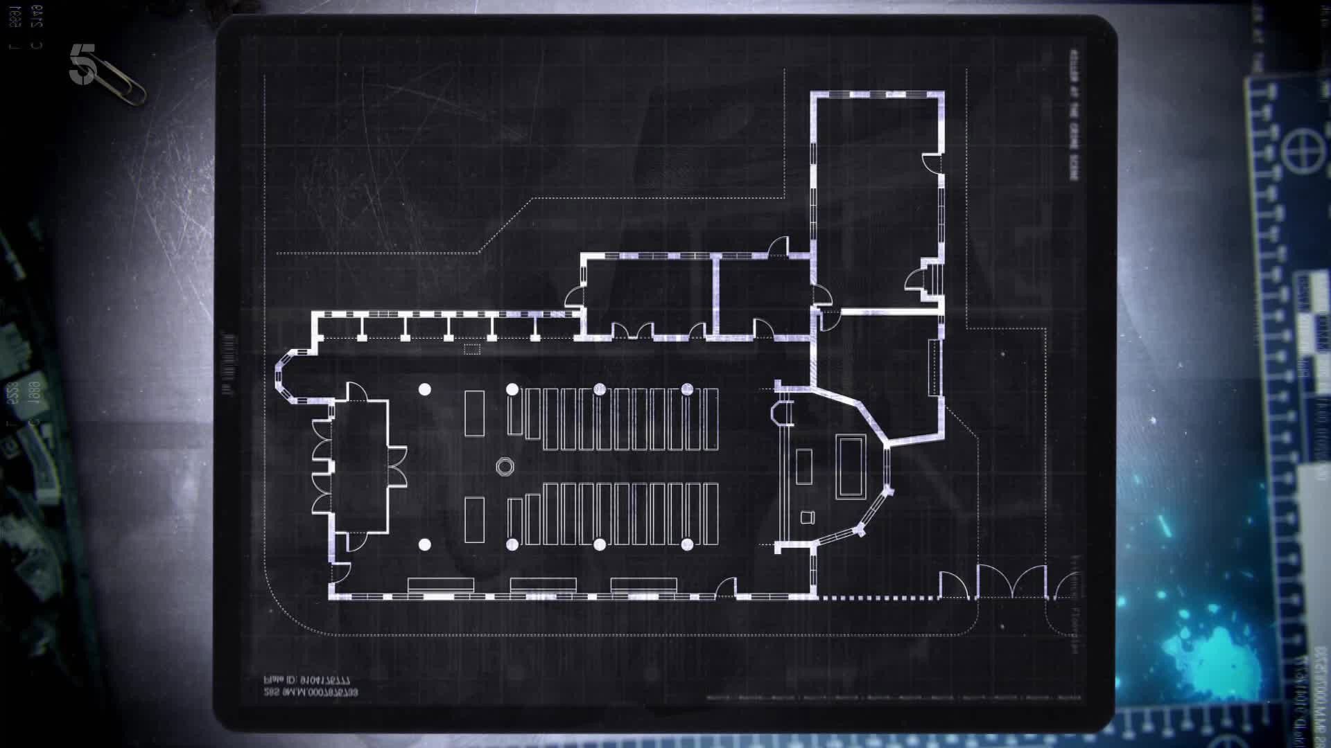 Killer at the Crime Scene background