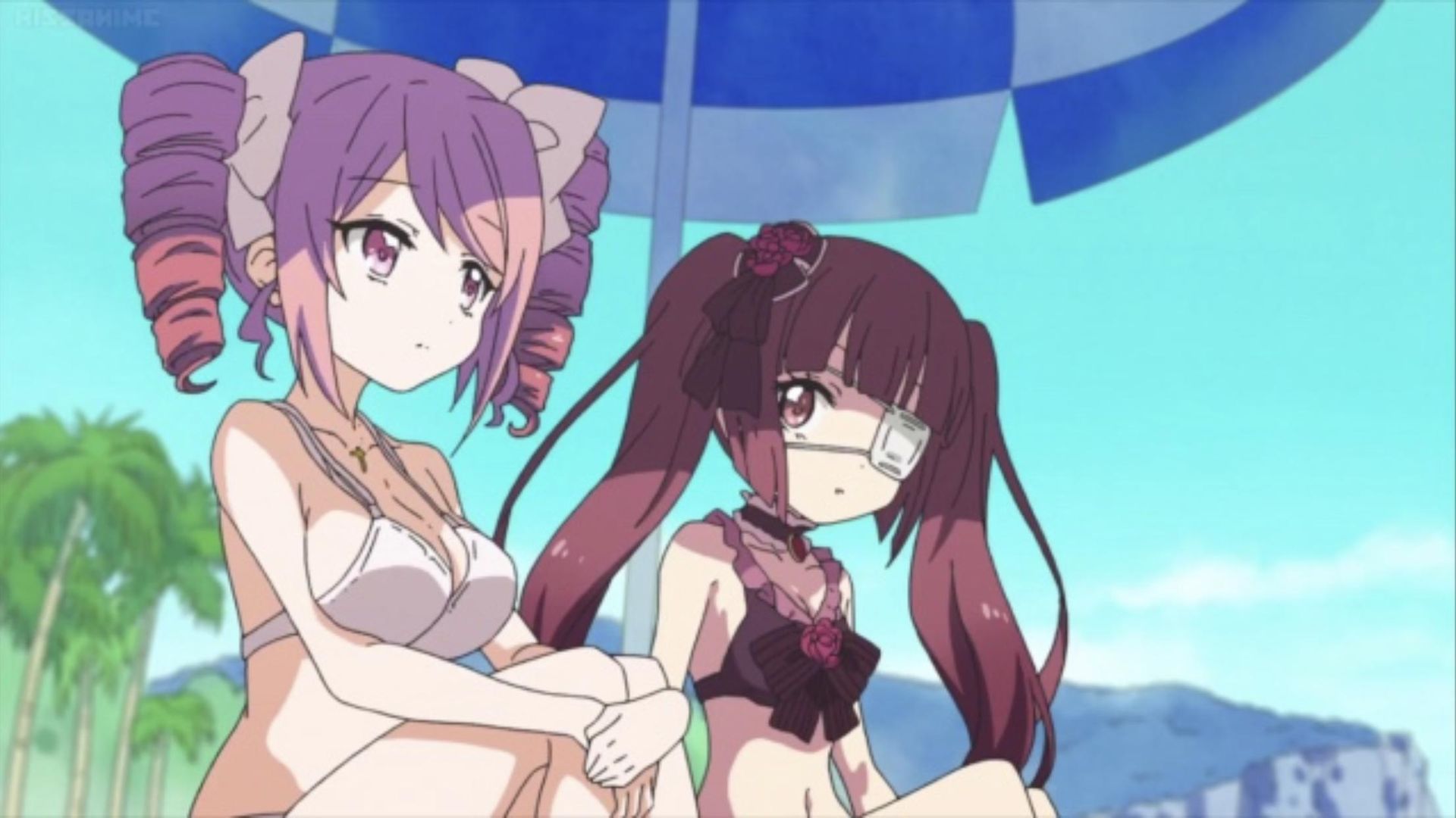 Jashin-chan Dropkick background