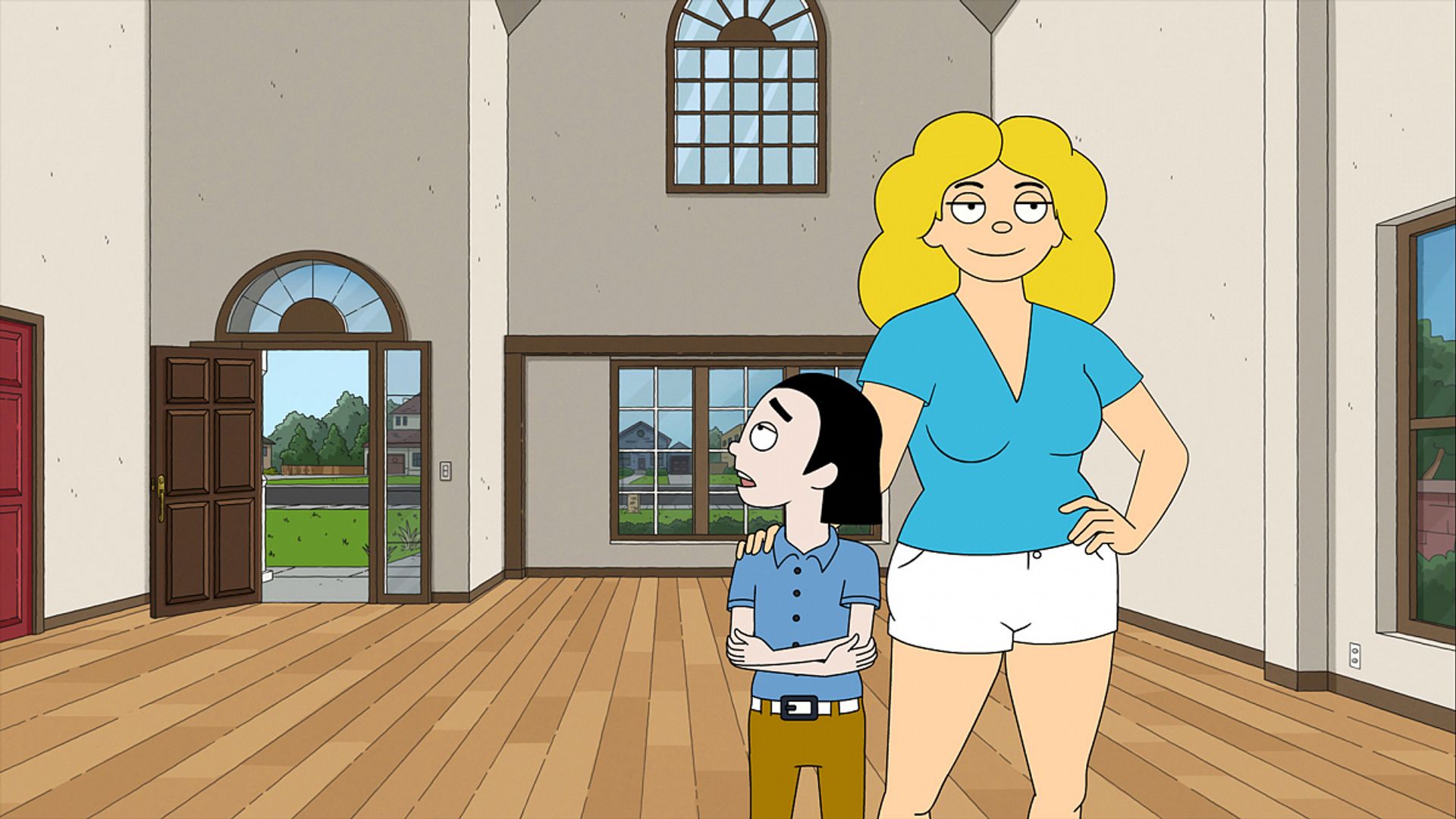 The Harper House background