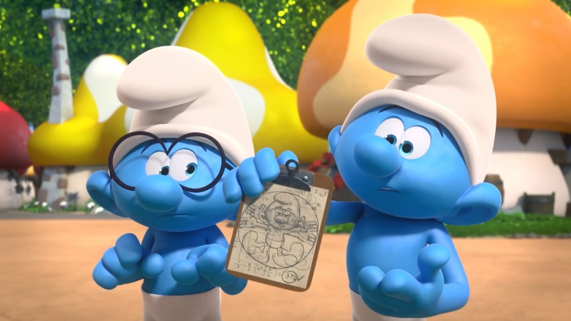 The Smurfs background