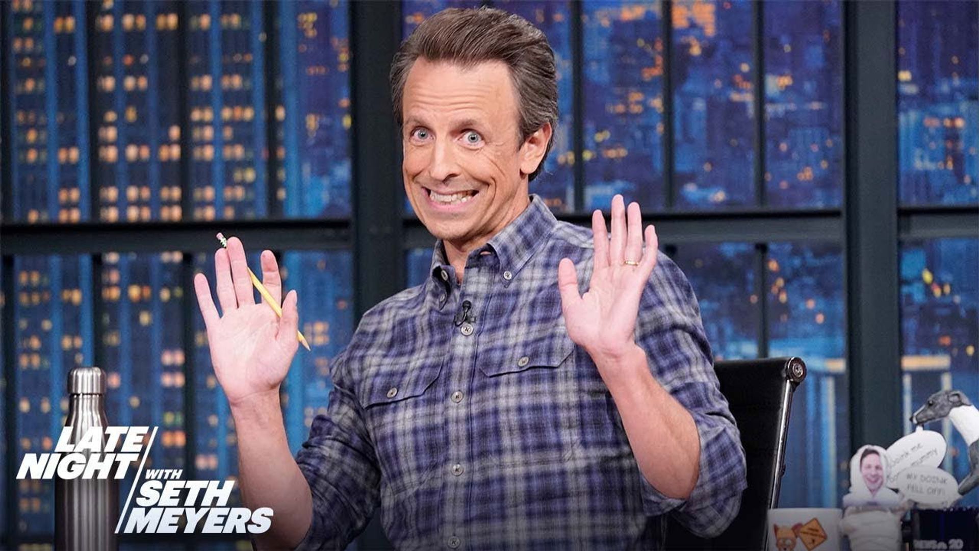 Late Night with Seth Meyers: Corrections" background