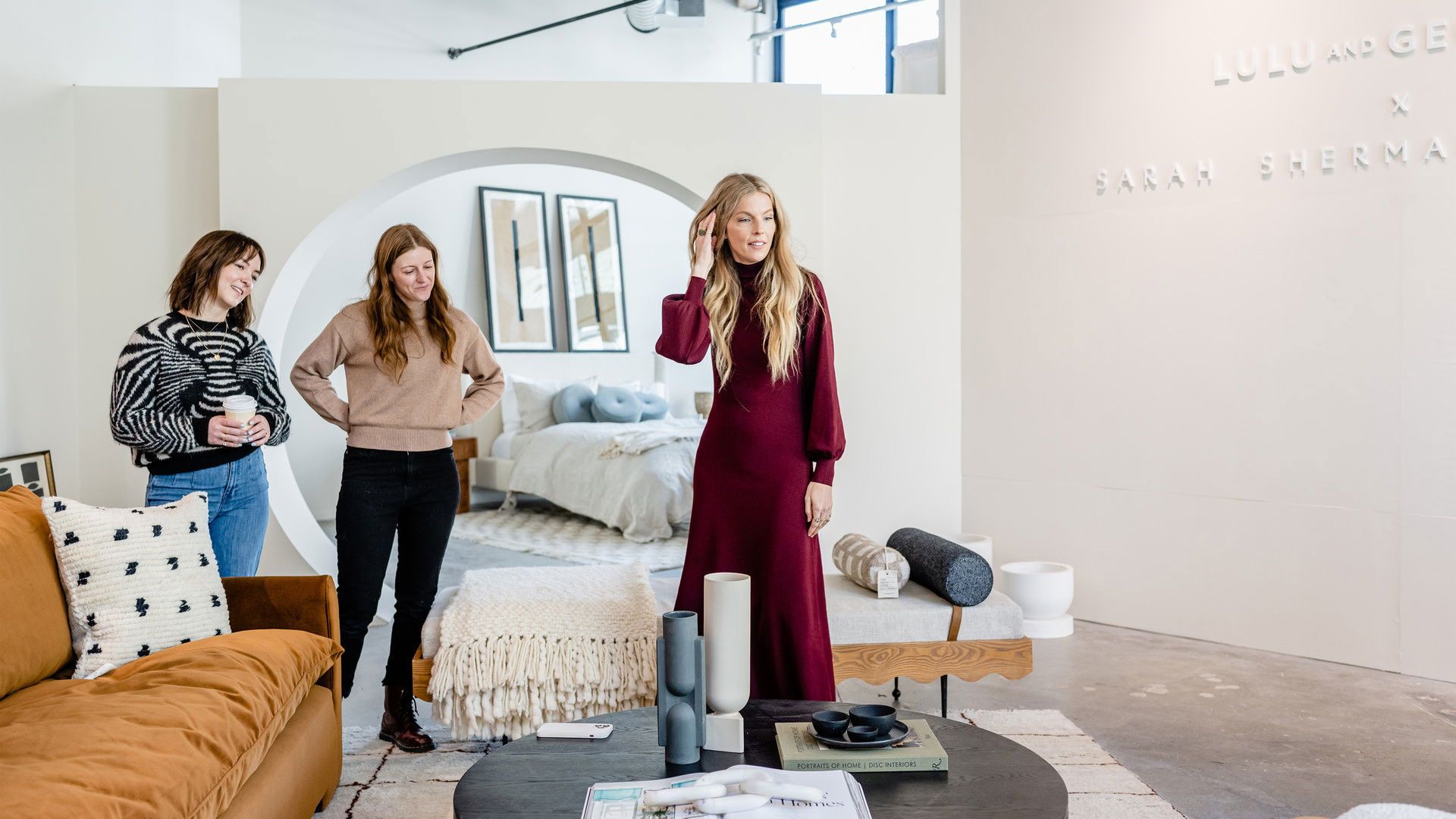 Inspired Interiors with Sarah Sherman Samuel background