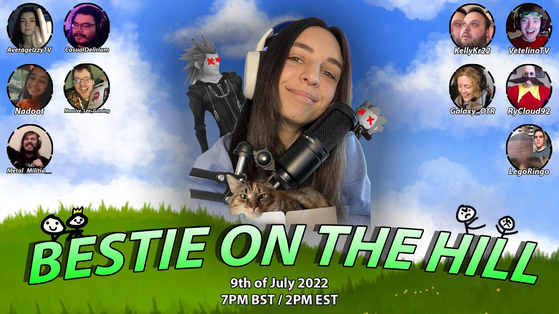 Bestie on the Hill background