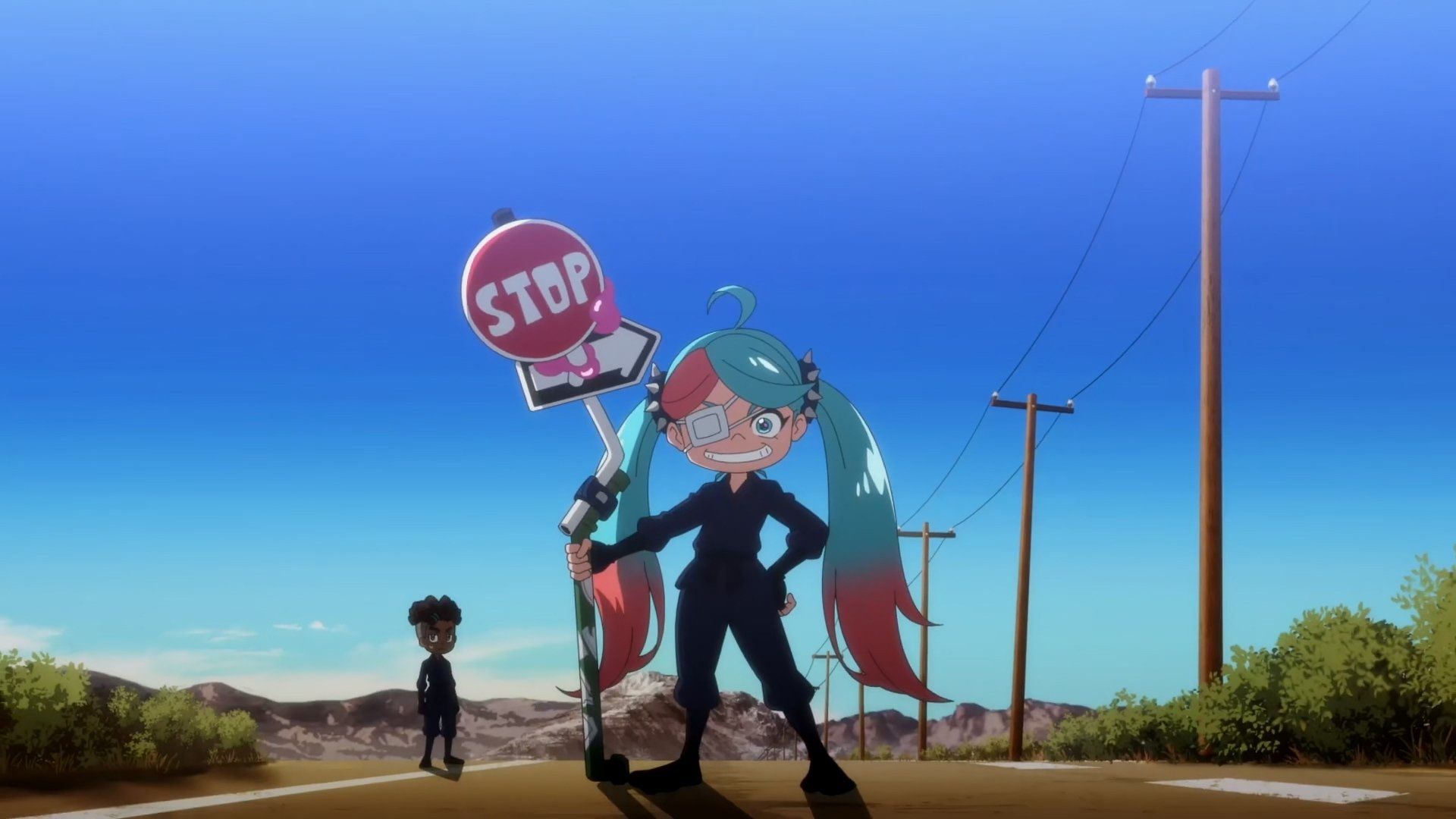 Ninjala Anime background