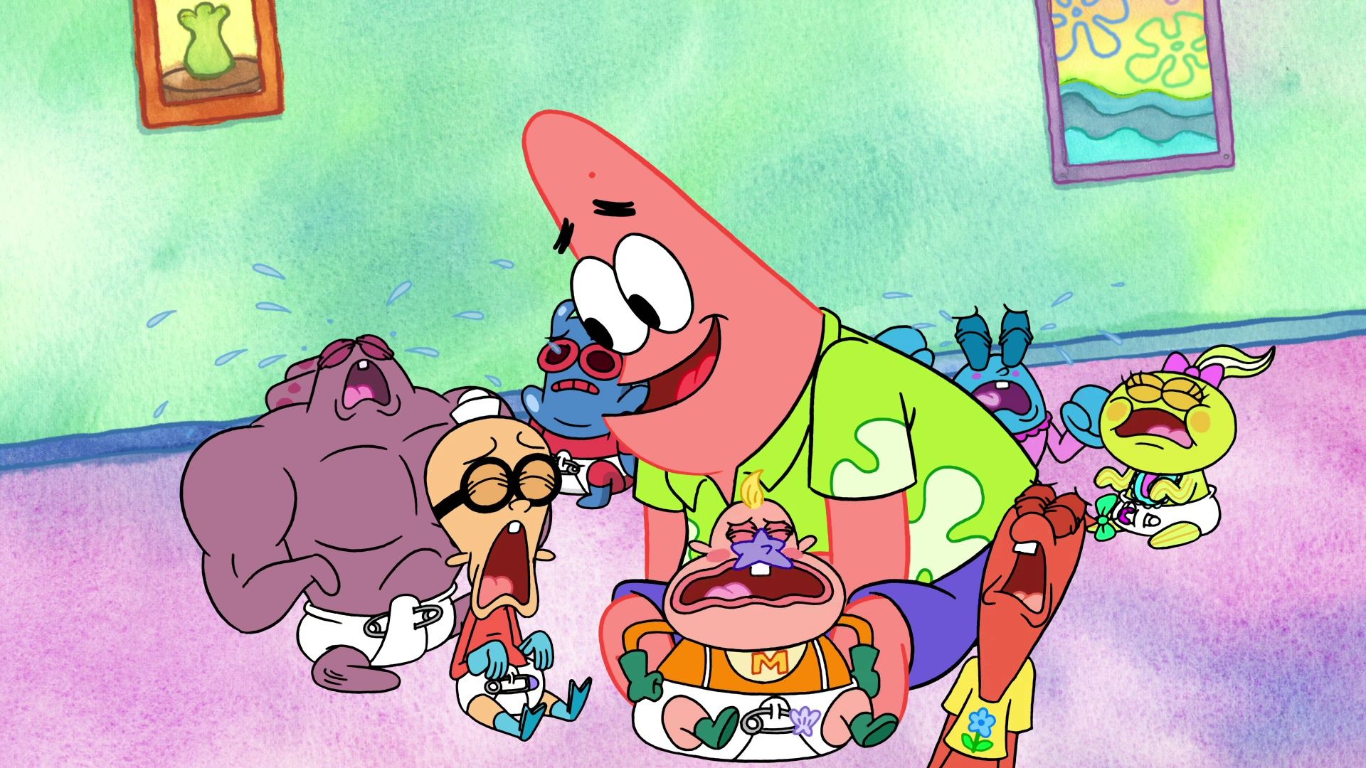 The Patrick Star Show background