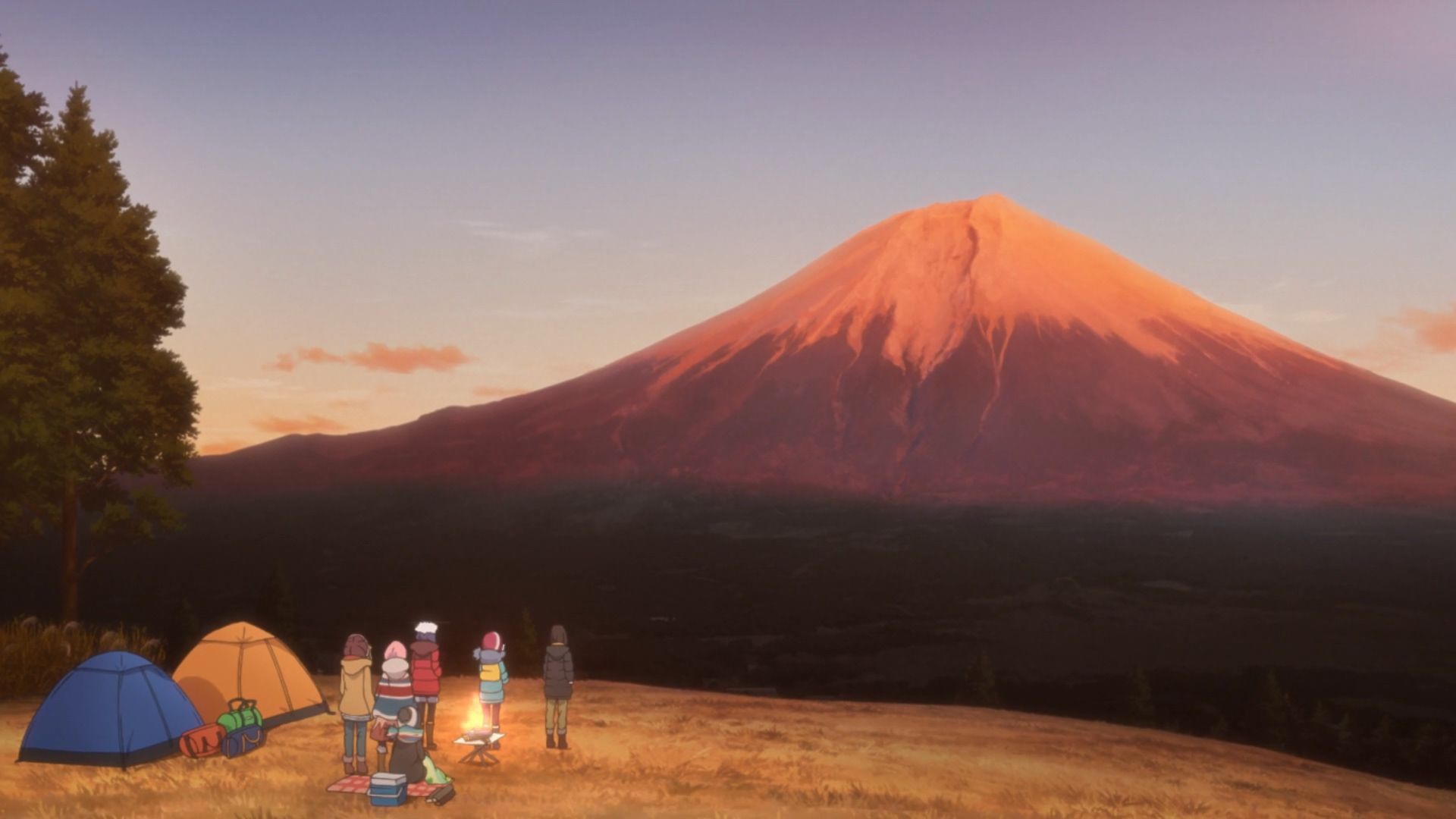 Laid-Back Camp background