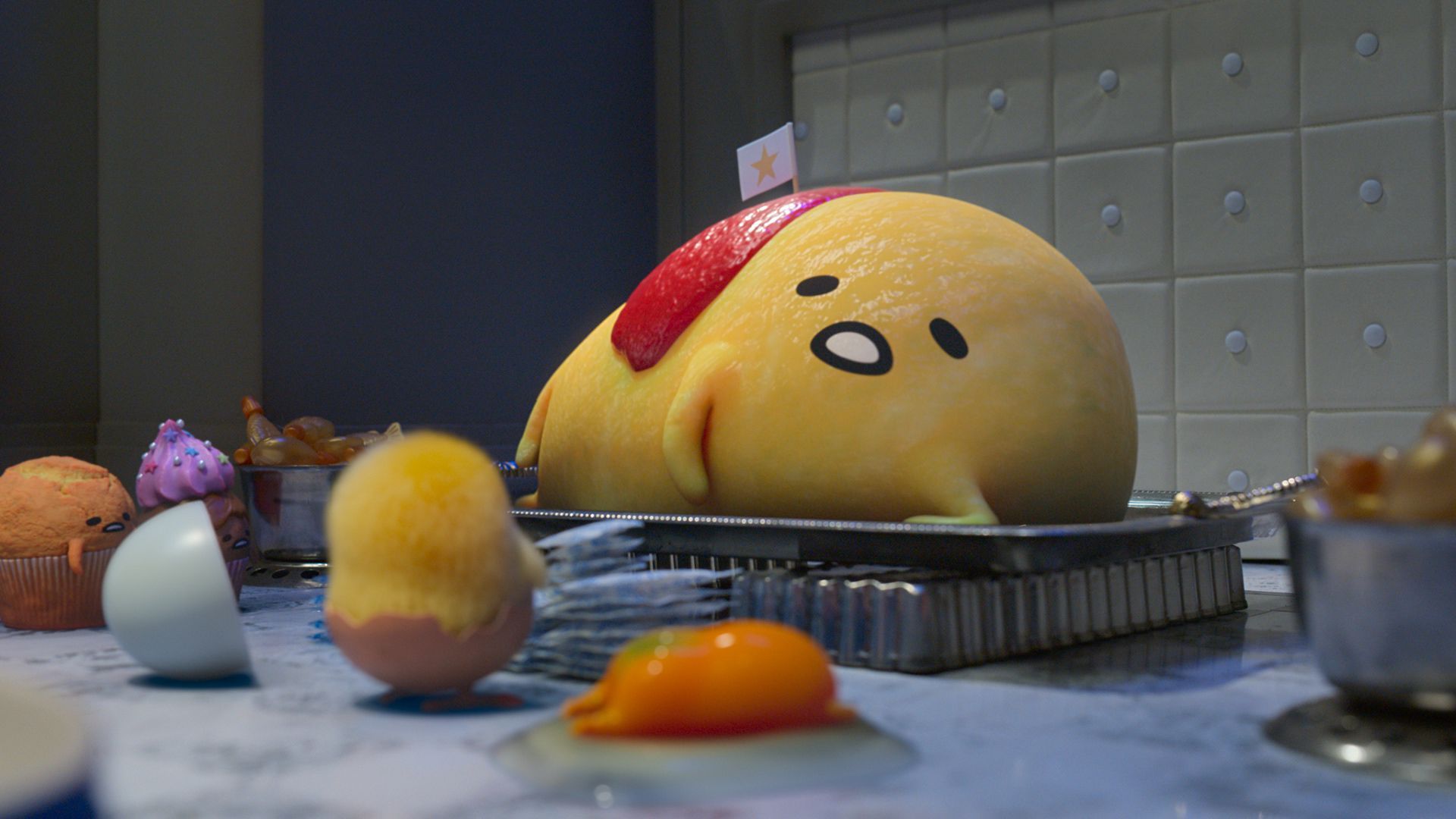 Gudetama: An Eggcellent Adventure background