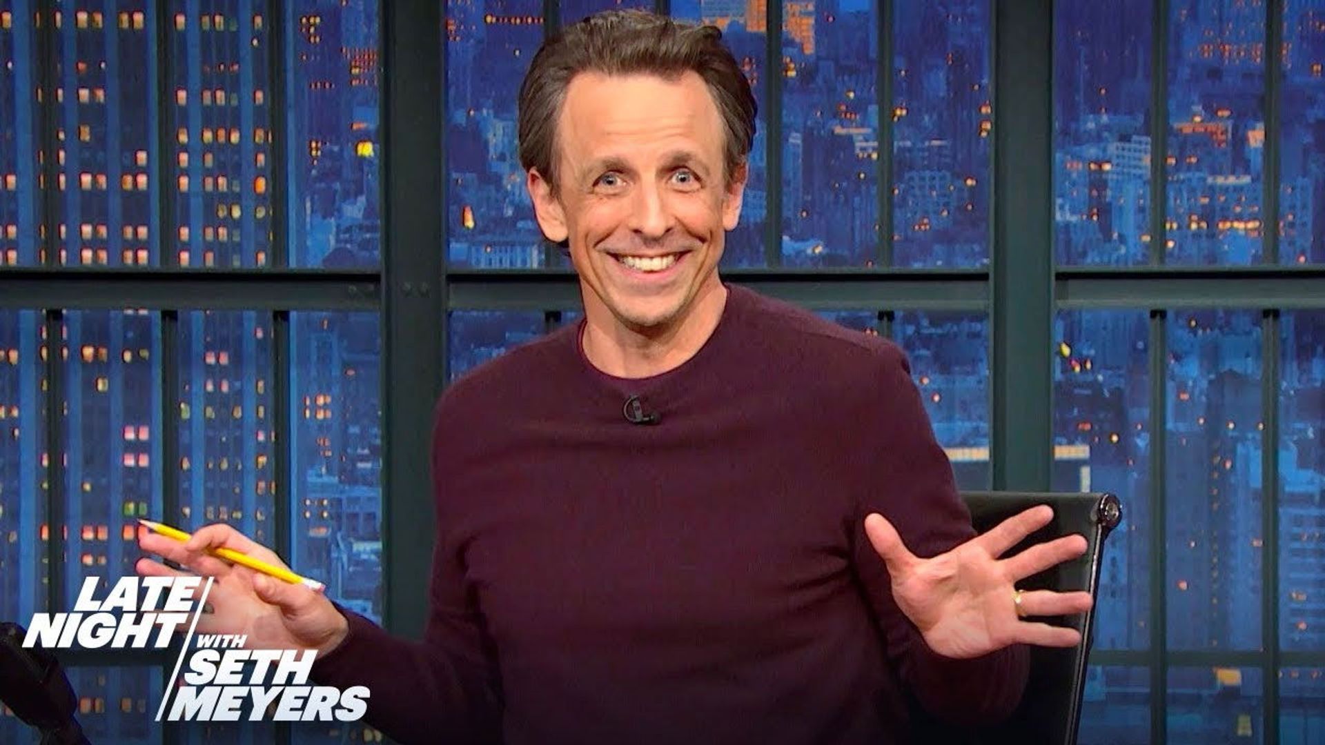 Late Night with Seth Meyers: Corrections" background
