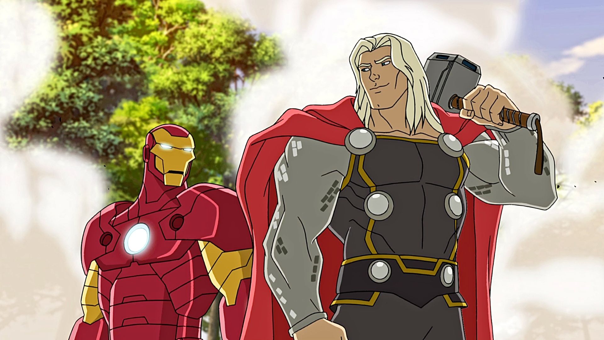 Avengers Assemble background