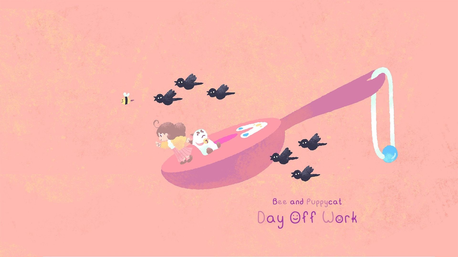 Bee & Puppycat: Lazy in Space background