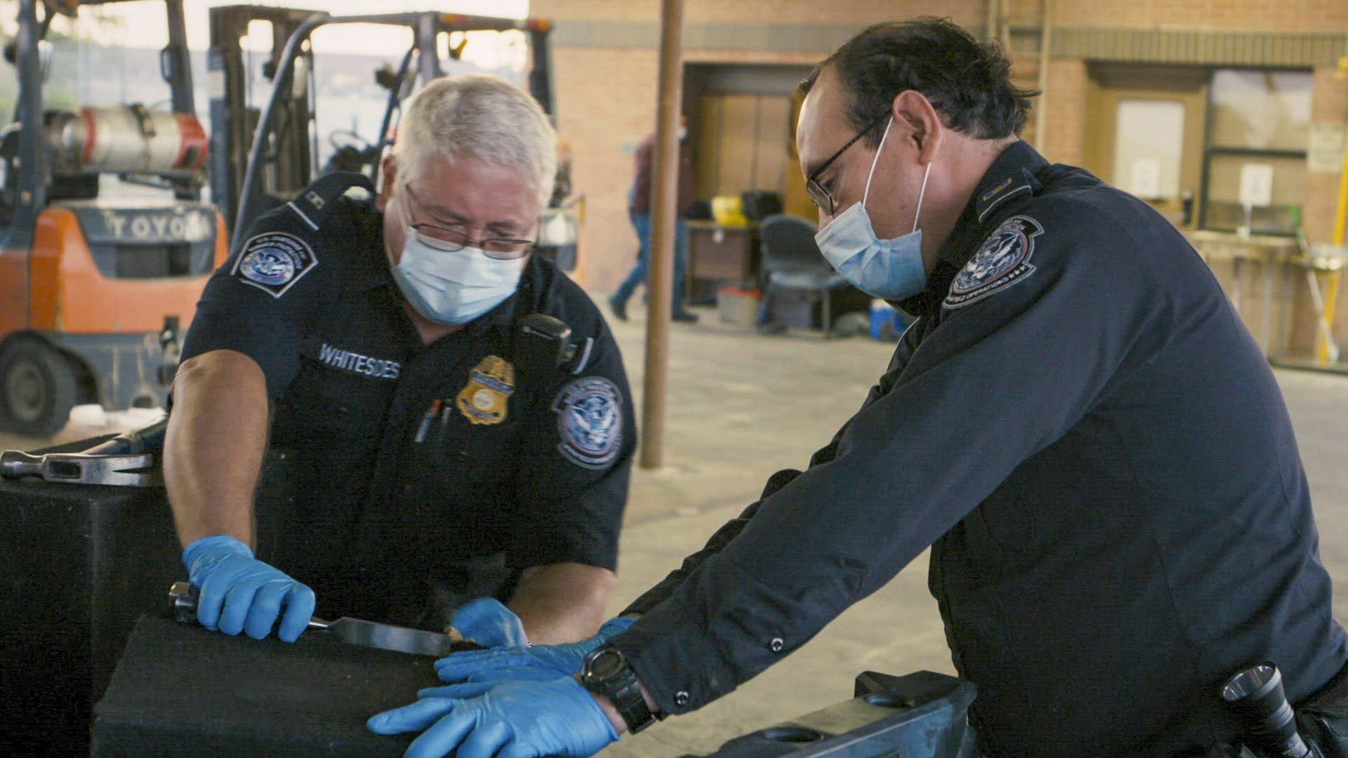 Contraband: Seized at the Border background