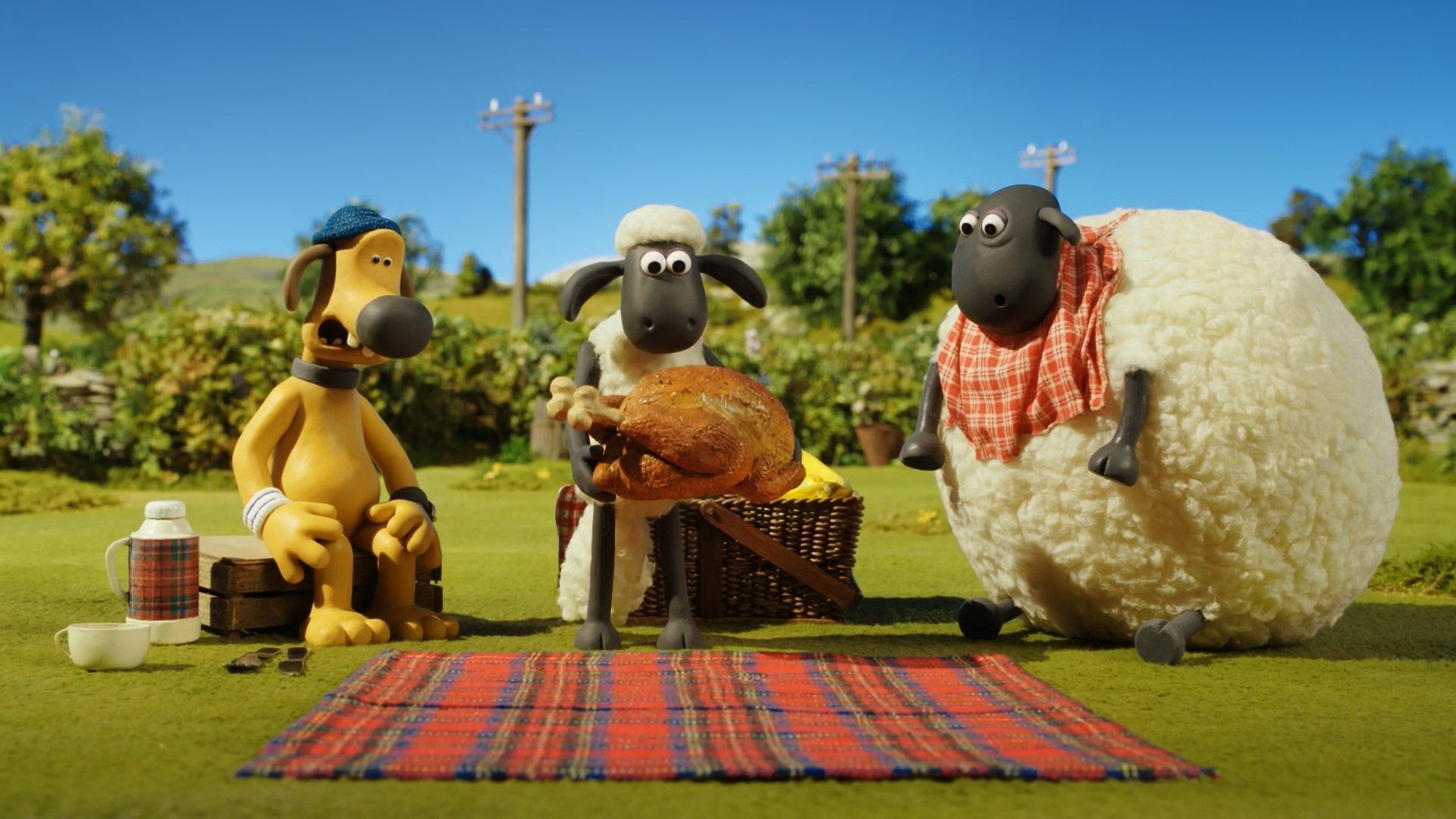 Shaun the Sheep 3D background
