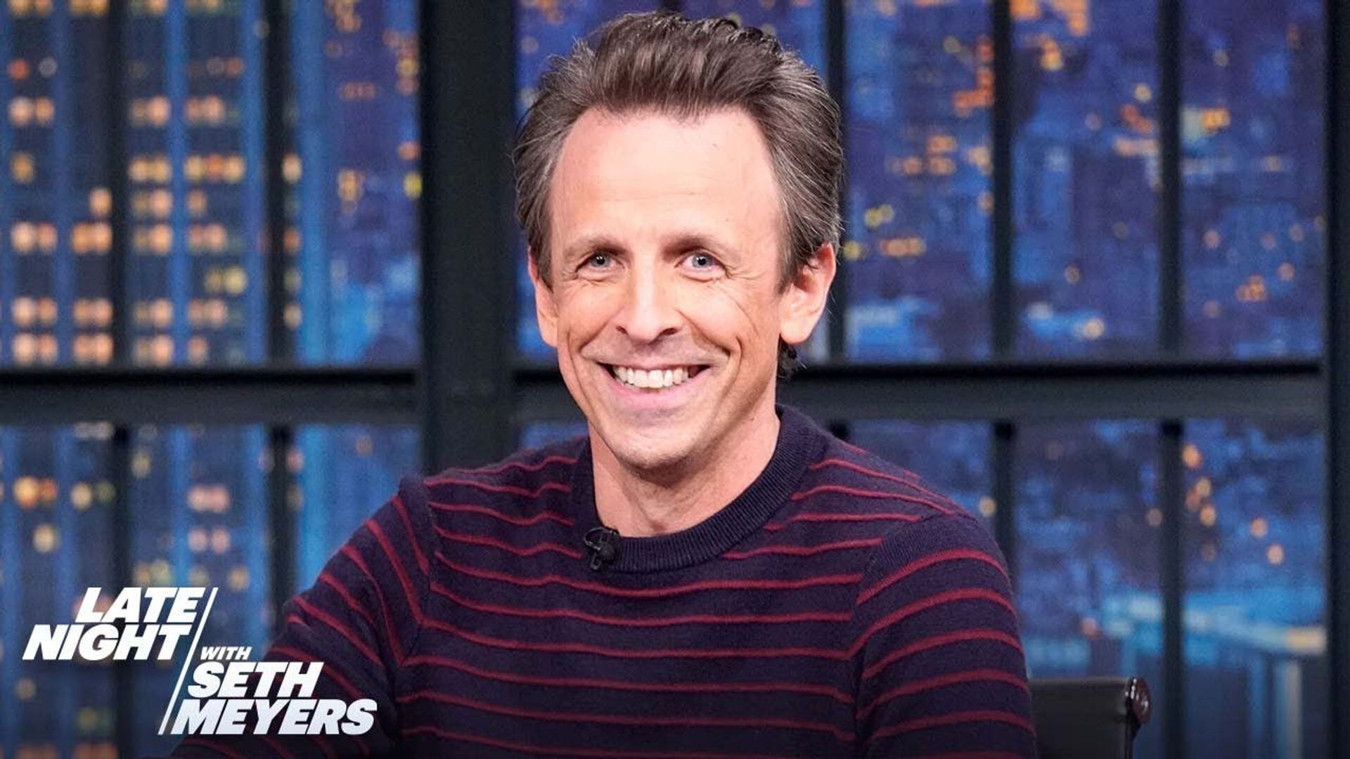 Late Night with Seth Meyers: Corrections" background