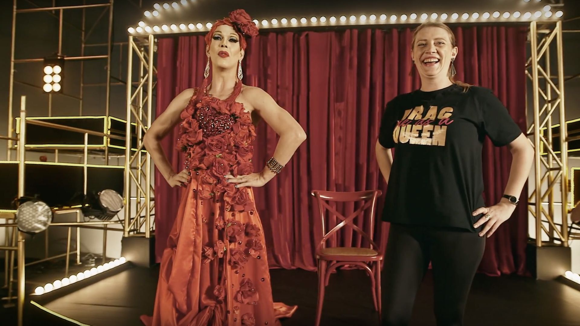 Drag Me as a Queen background