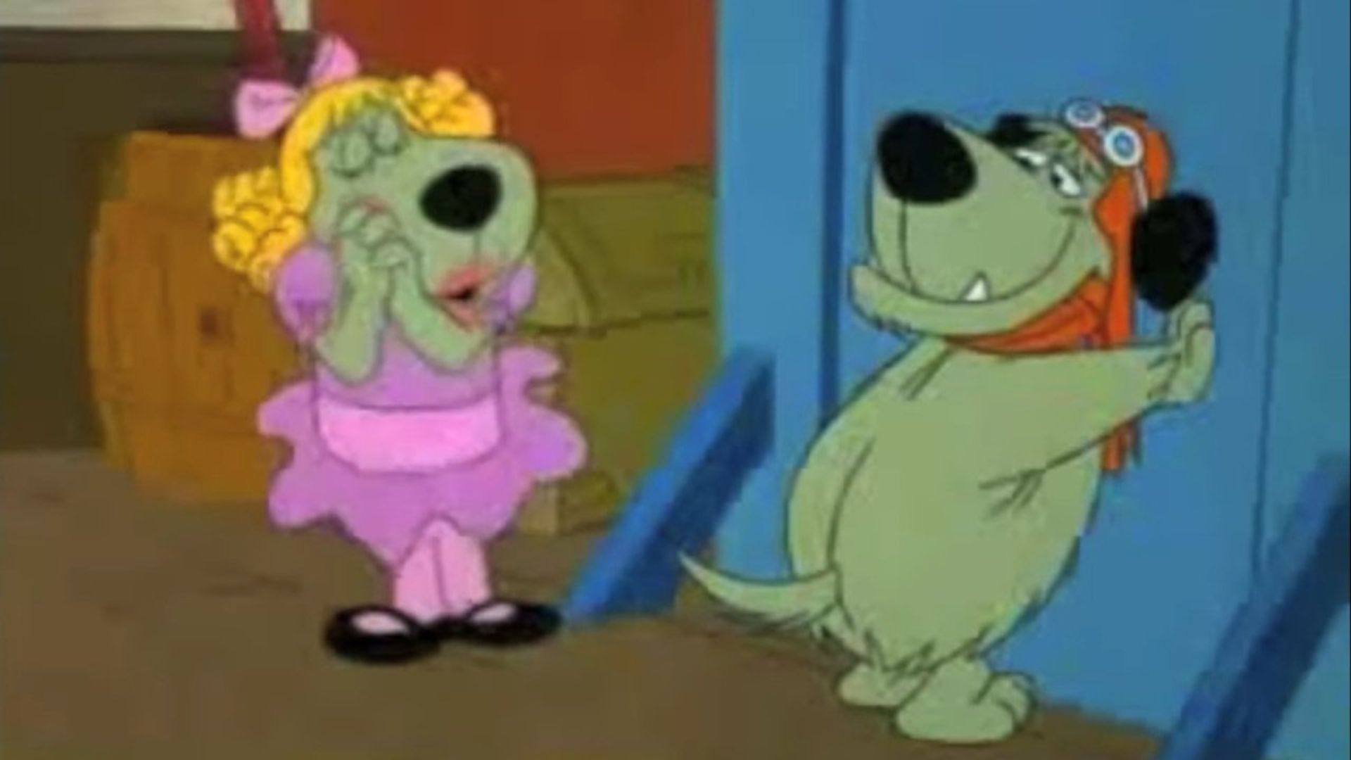 Dastardly and Muttley in Their Flying Machines background