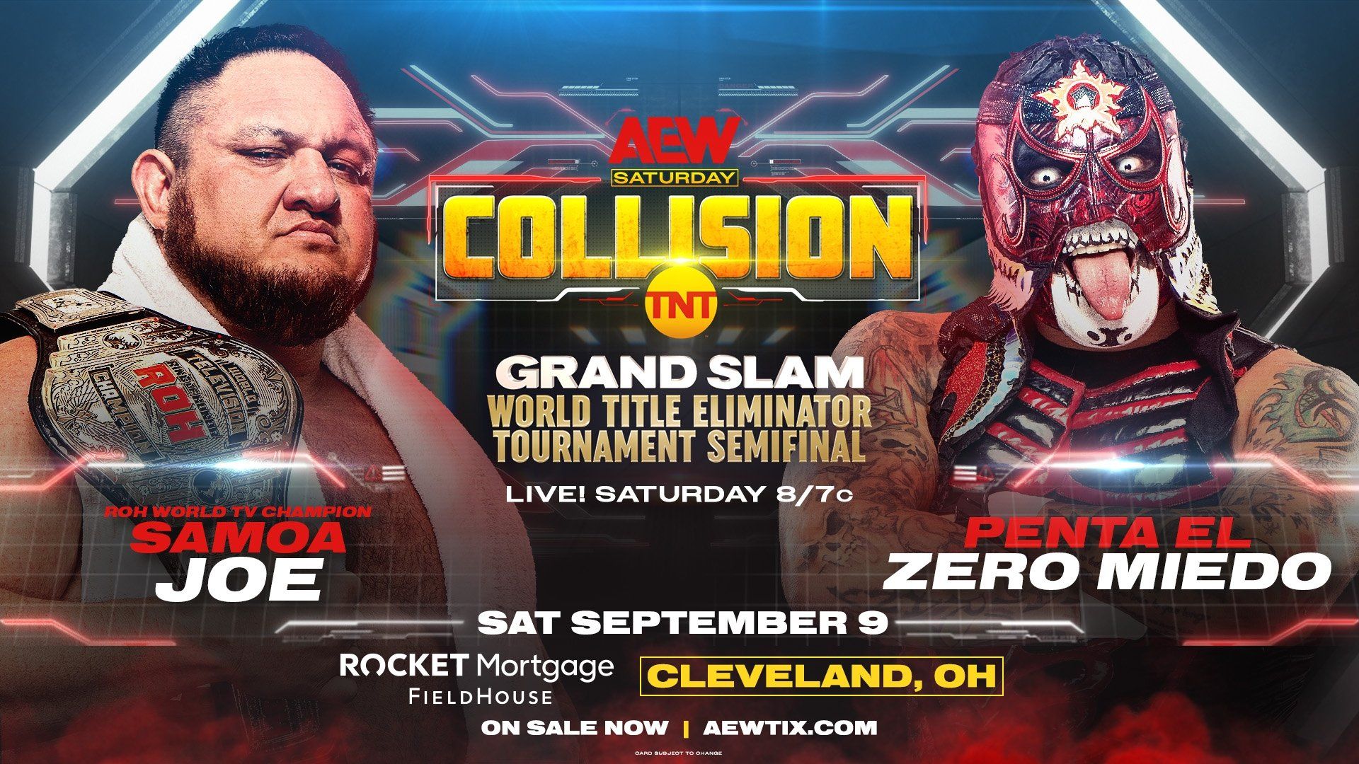 AEW Collision background