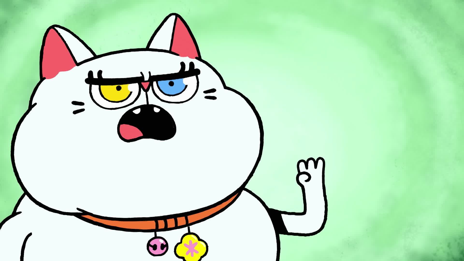 Counterfeit Cat background