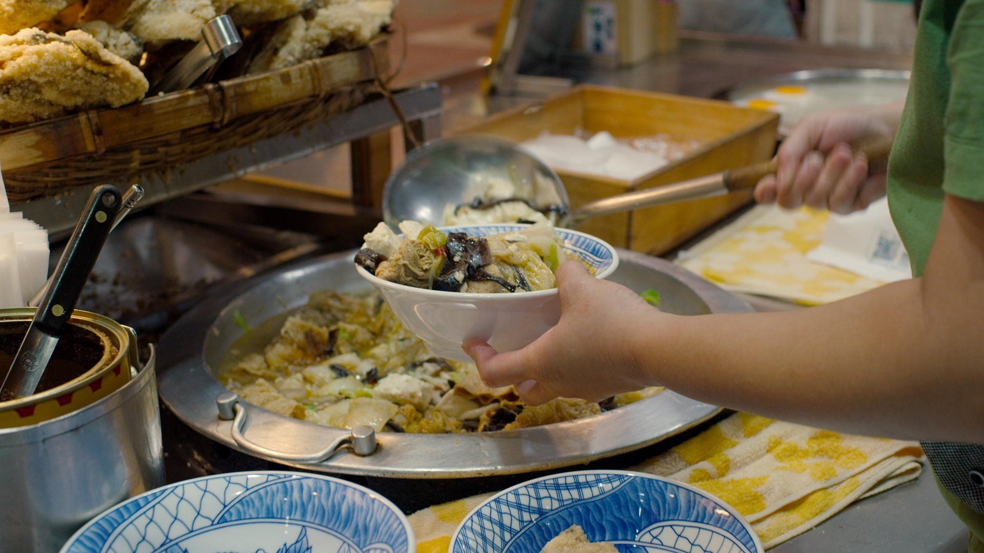 Street Food: Asia background