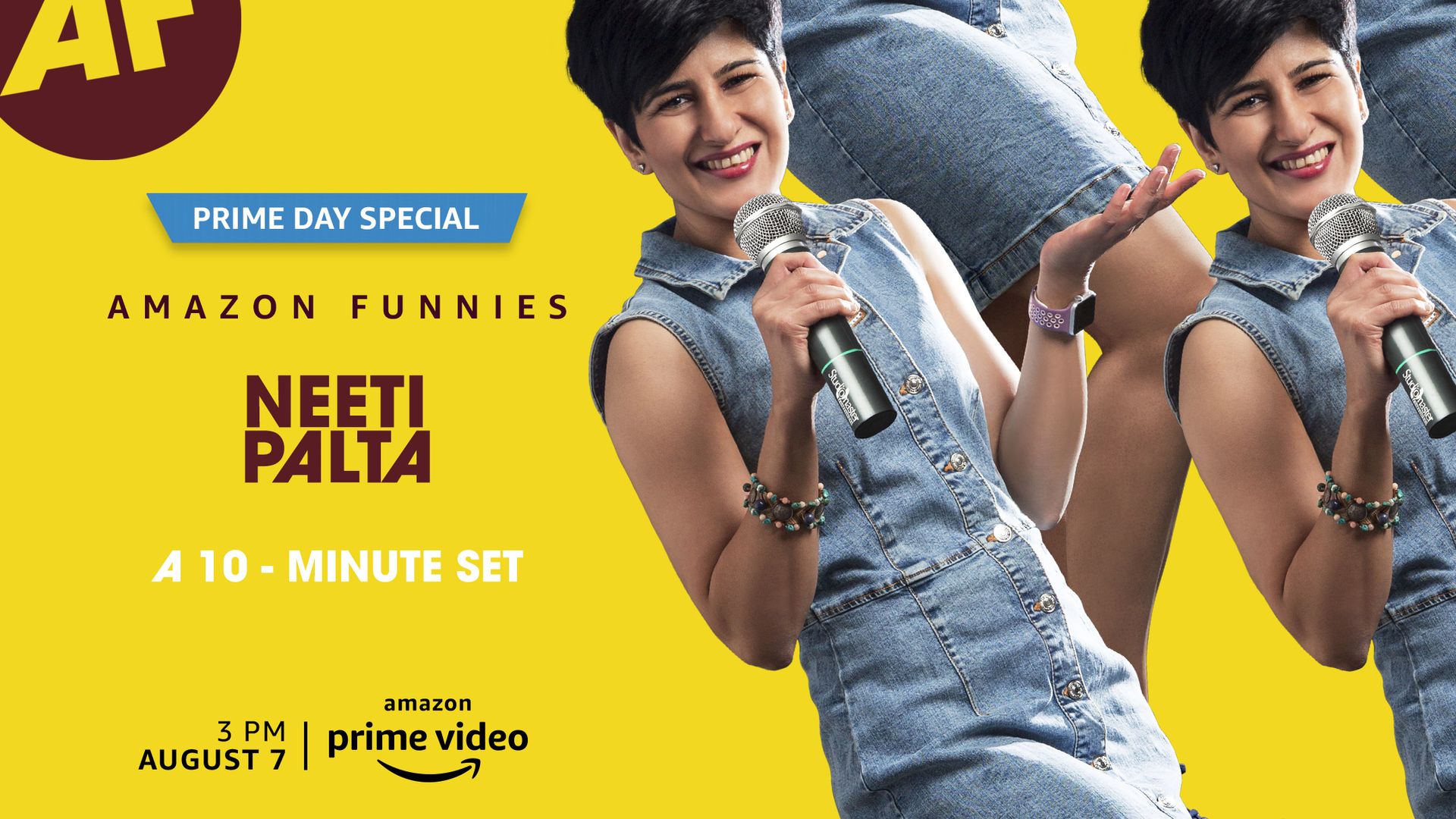 Amazon Funnies - 10 Minute Stand-ups background