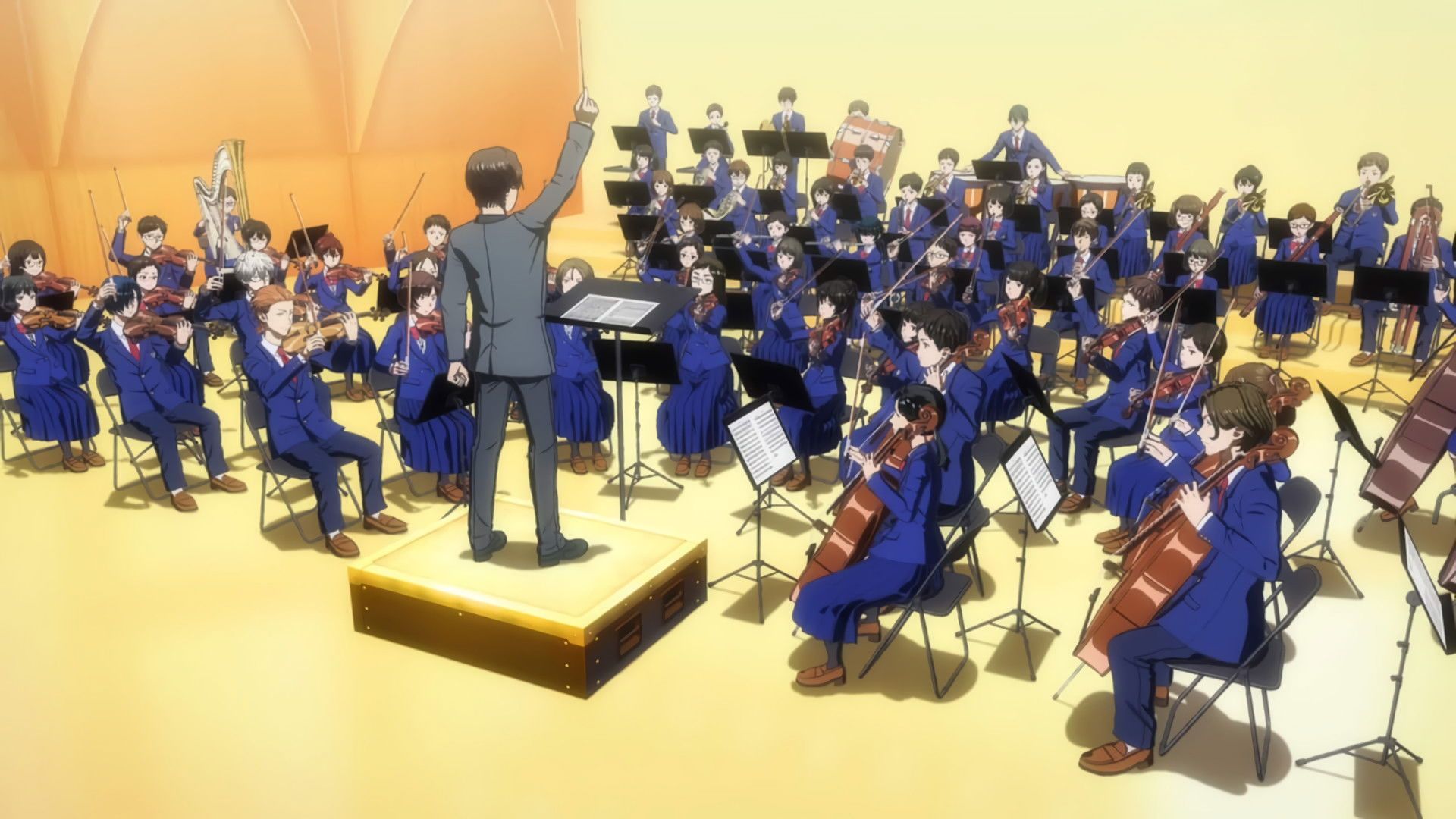 Blue Orchestra background