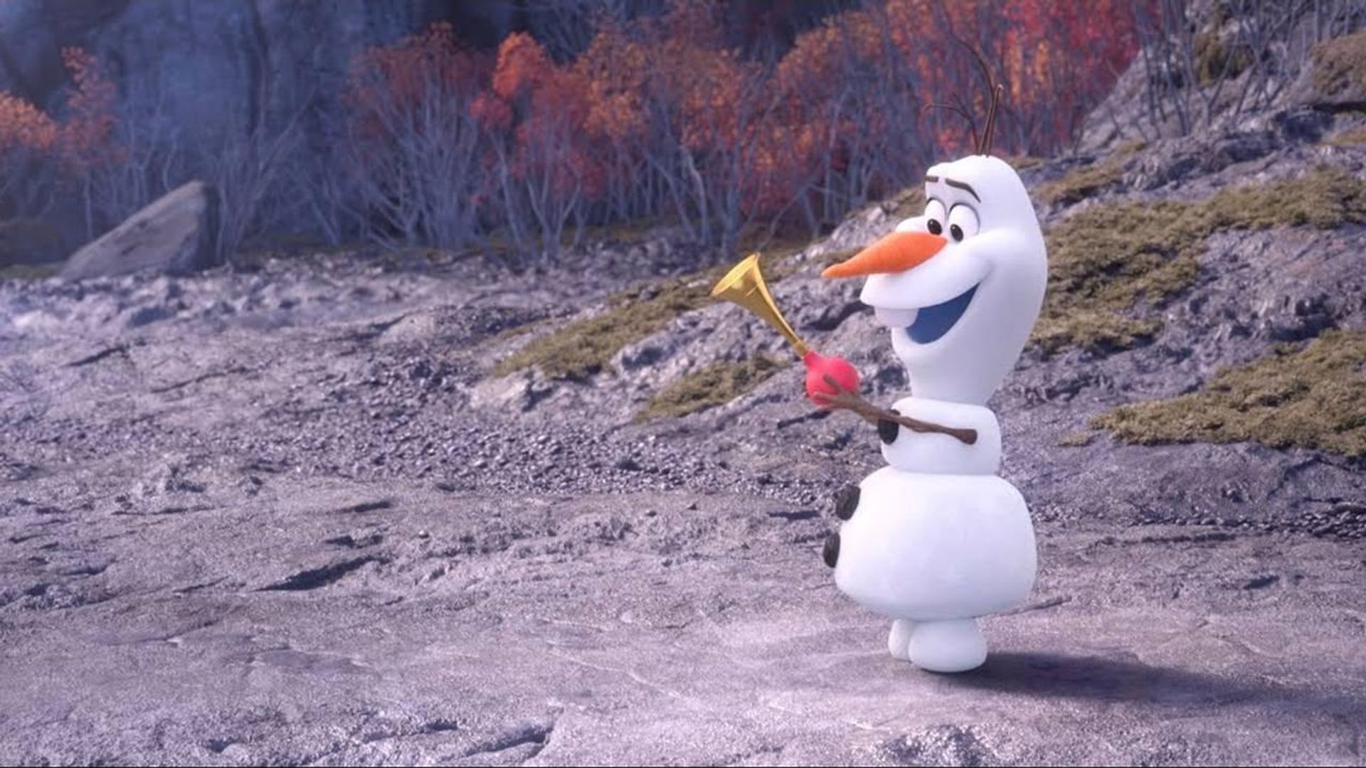 At Home with Olaf background