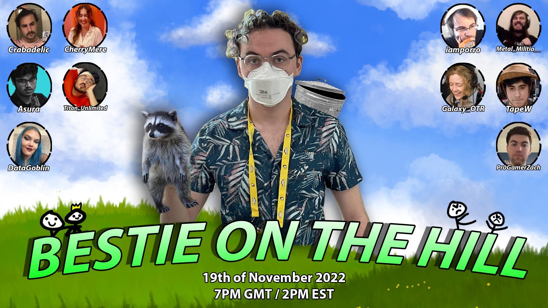 Bestie on the Hill background