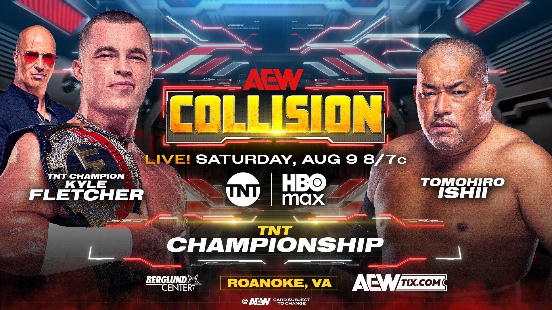 AEW Collision background