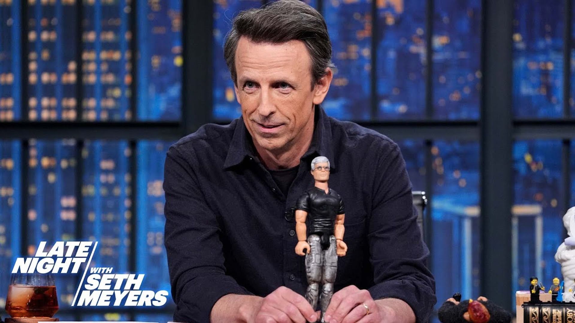 Late Night with Seth Meyers: Corrections" background