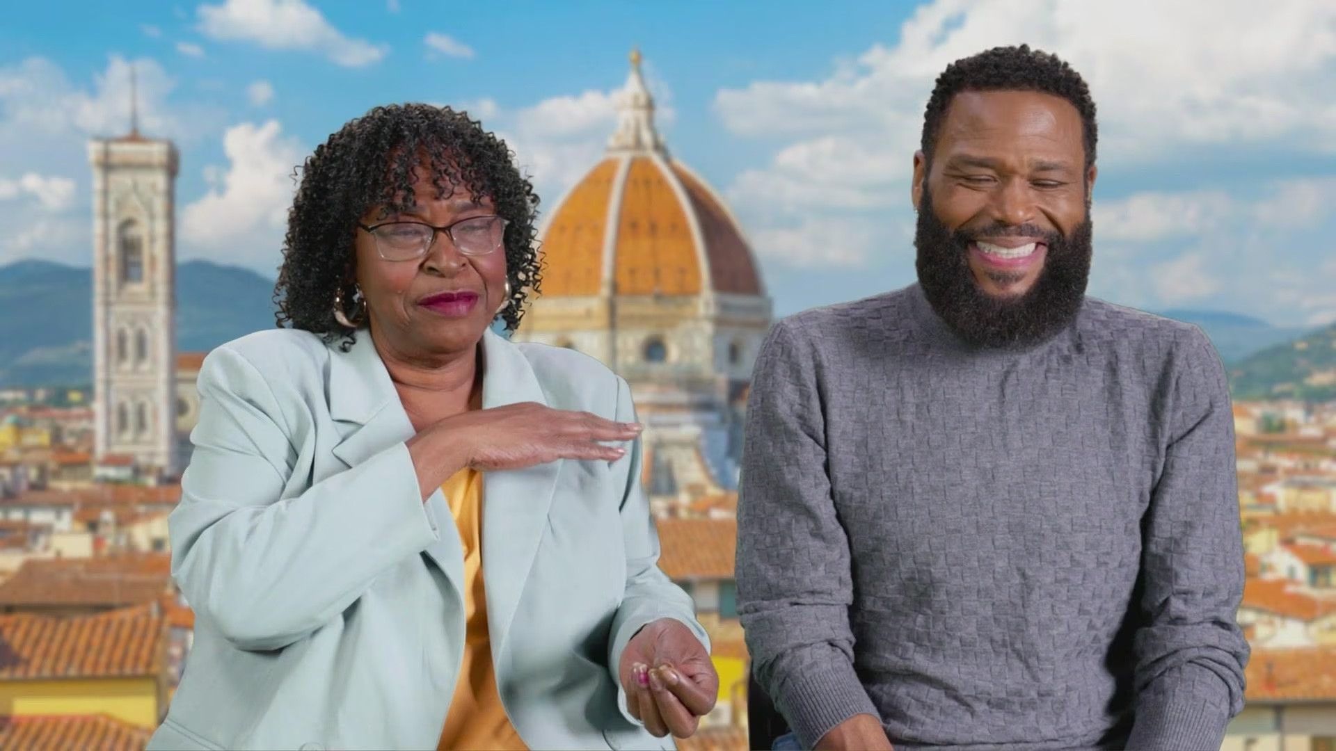 Trippin' with Anthony Anderson and Mama Doris background