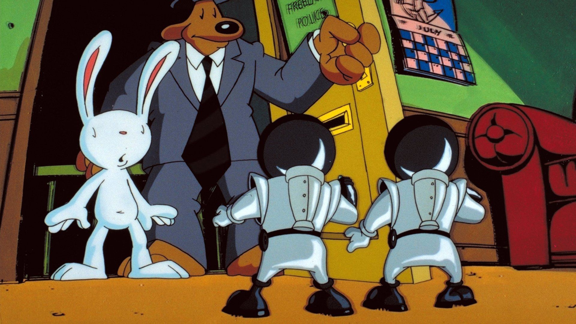 The Adventures of Sam & Max: Freelance Police background