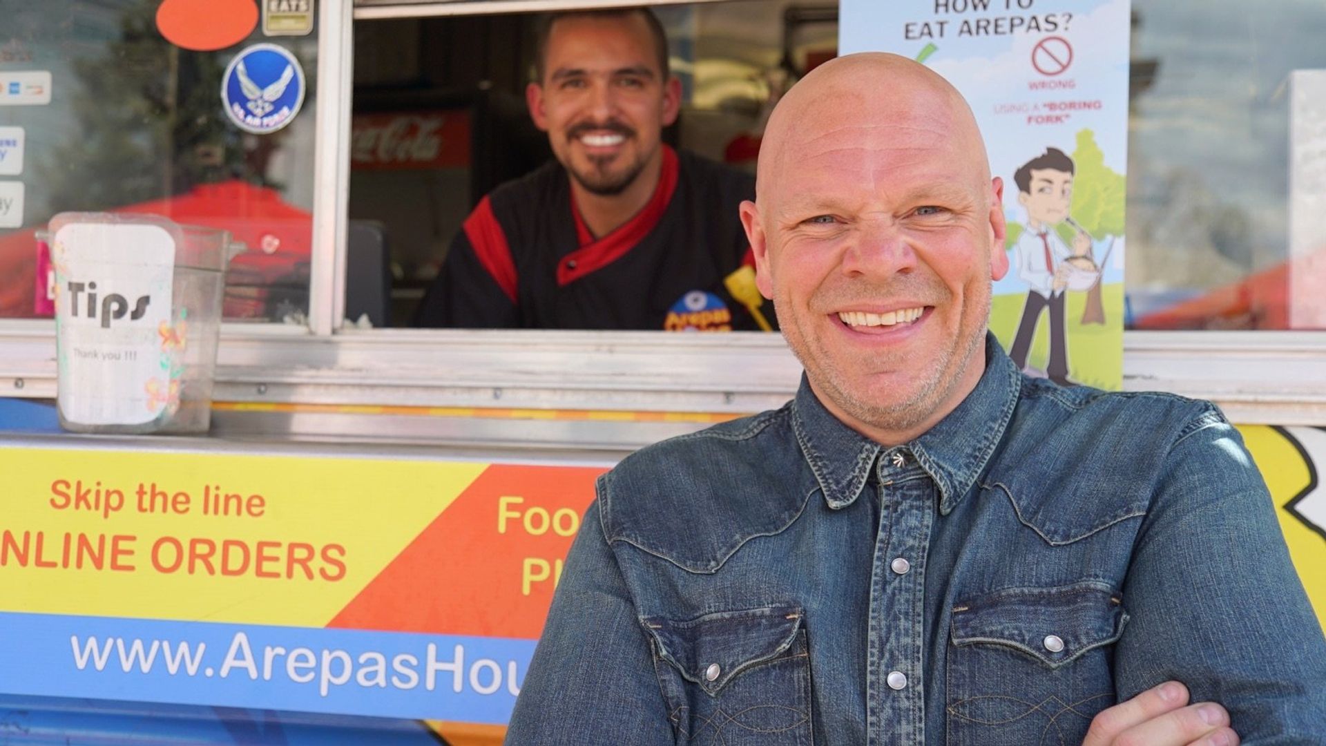 Tom Kerridge's American Feast background