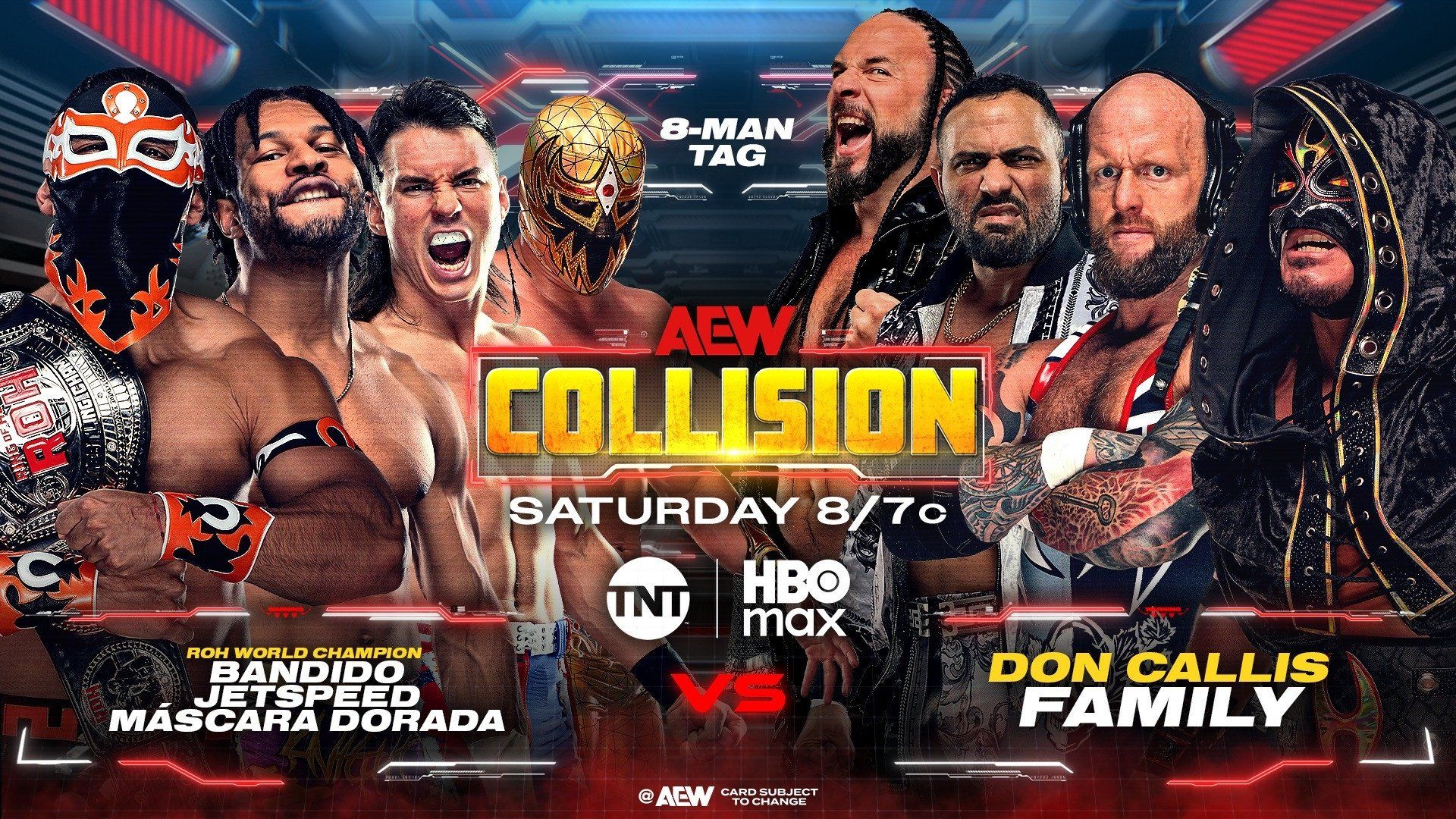 AEW Collision background