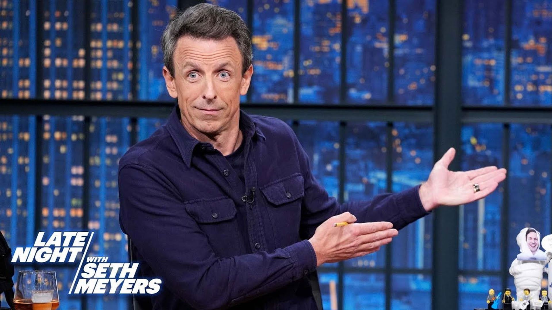 Late Night with Seth Meyers: Corrections" background