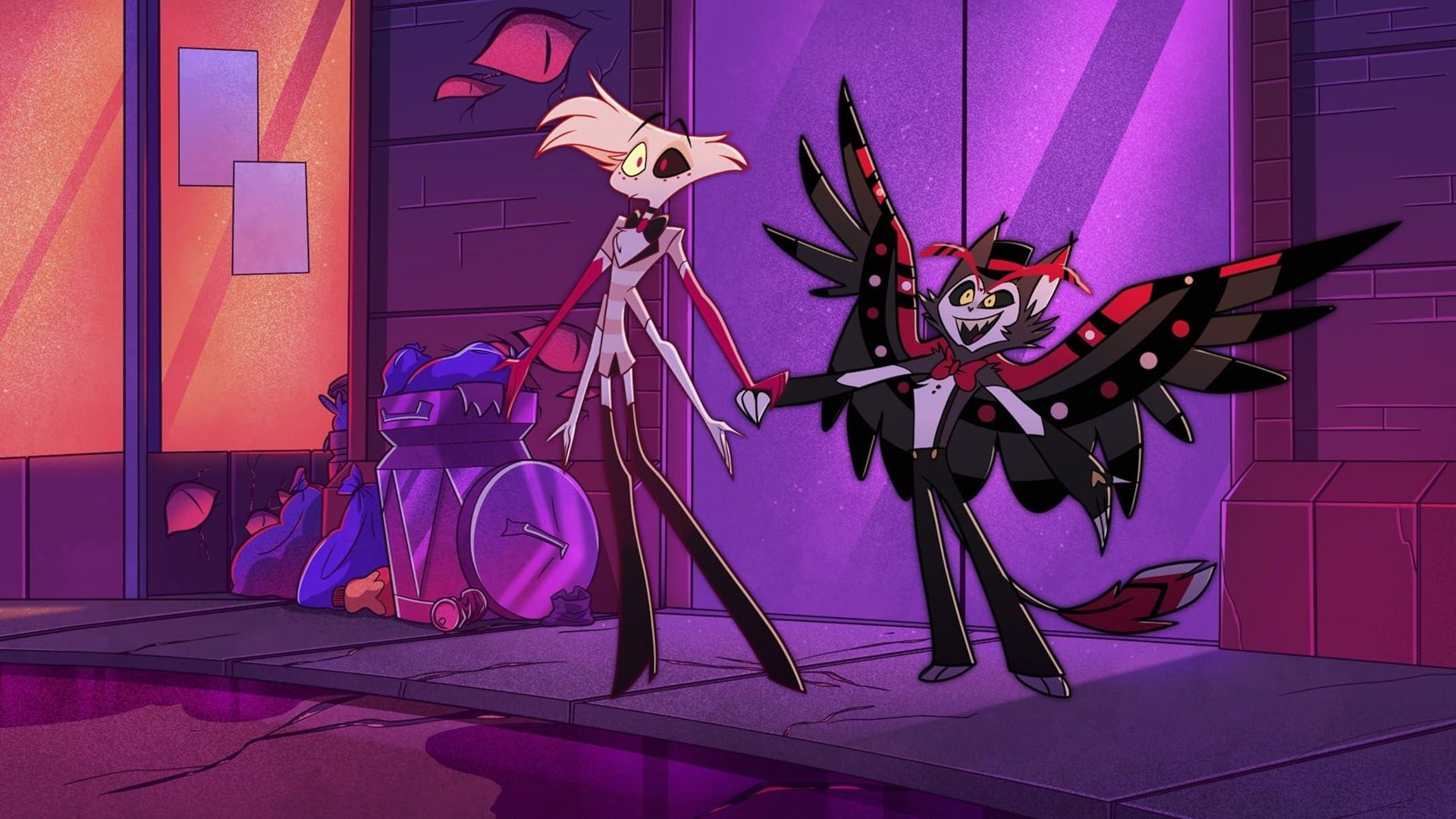 Hazbin Hotel background