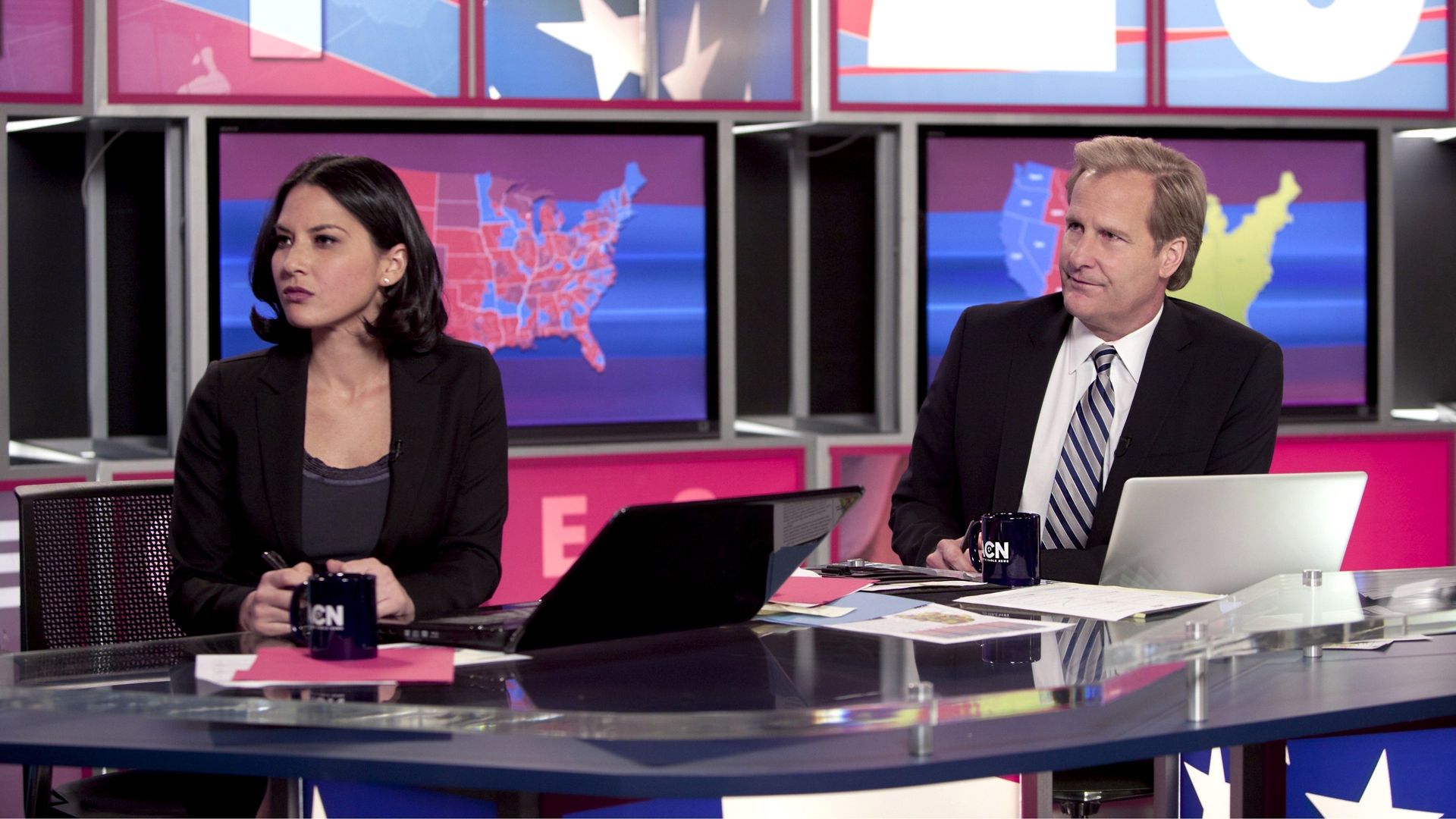 The Newsroom background