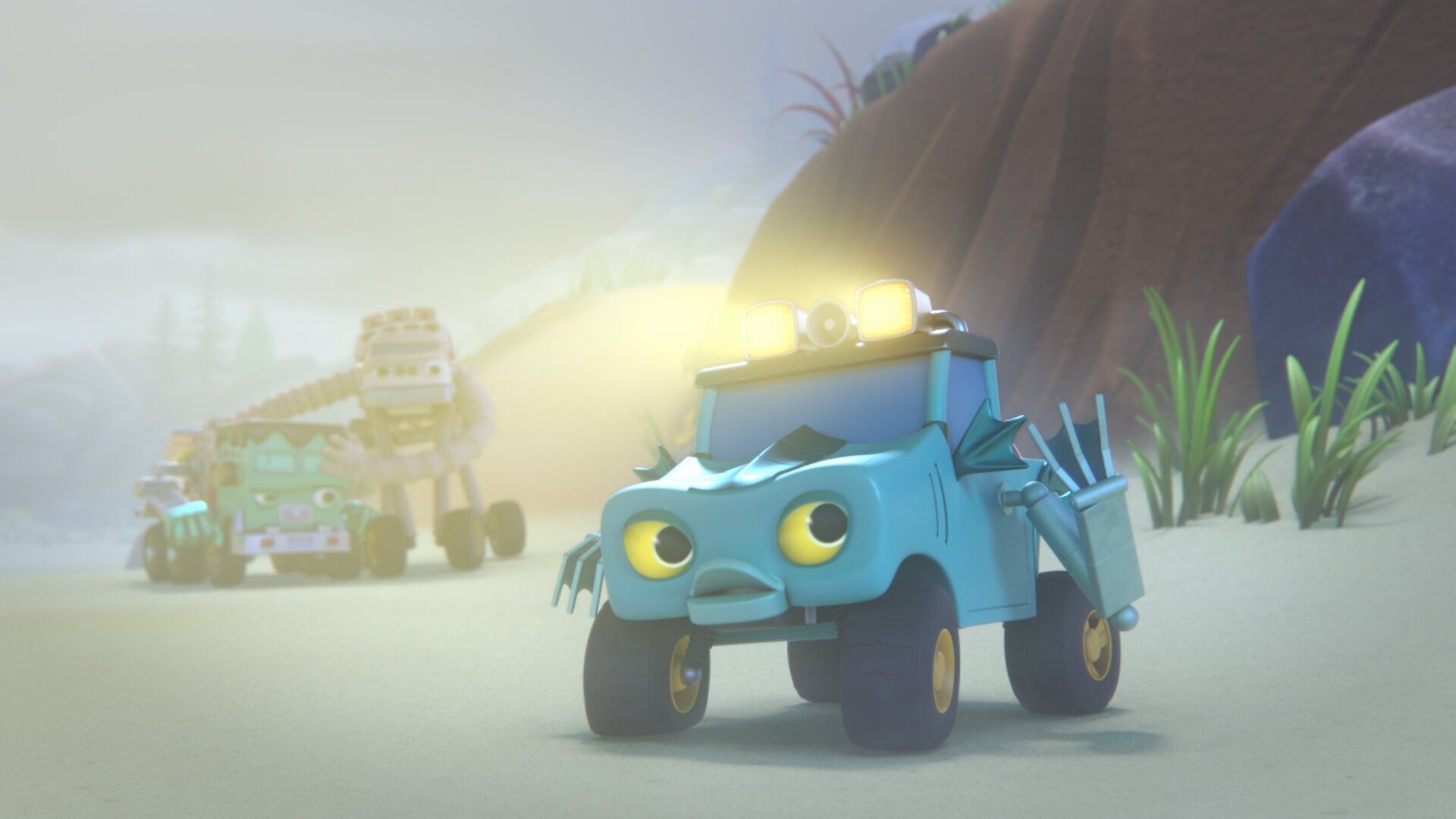 Mighty MonsterWheelies background
