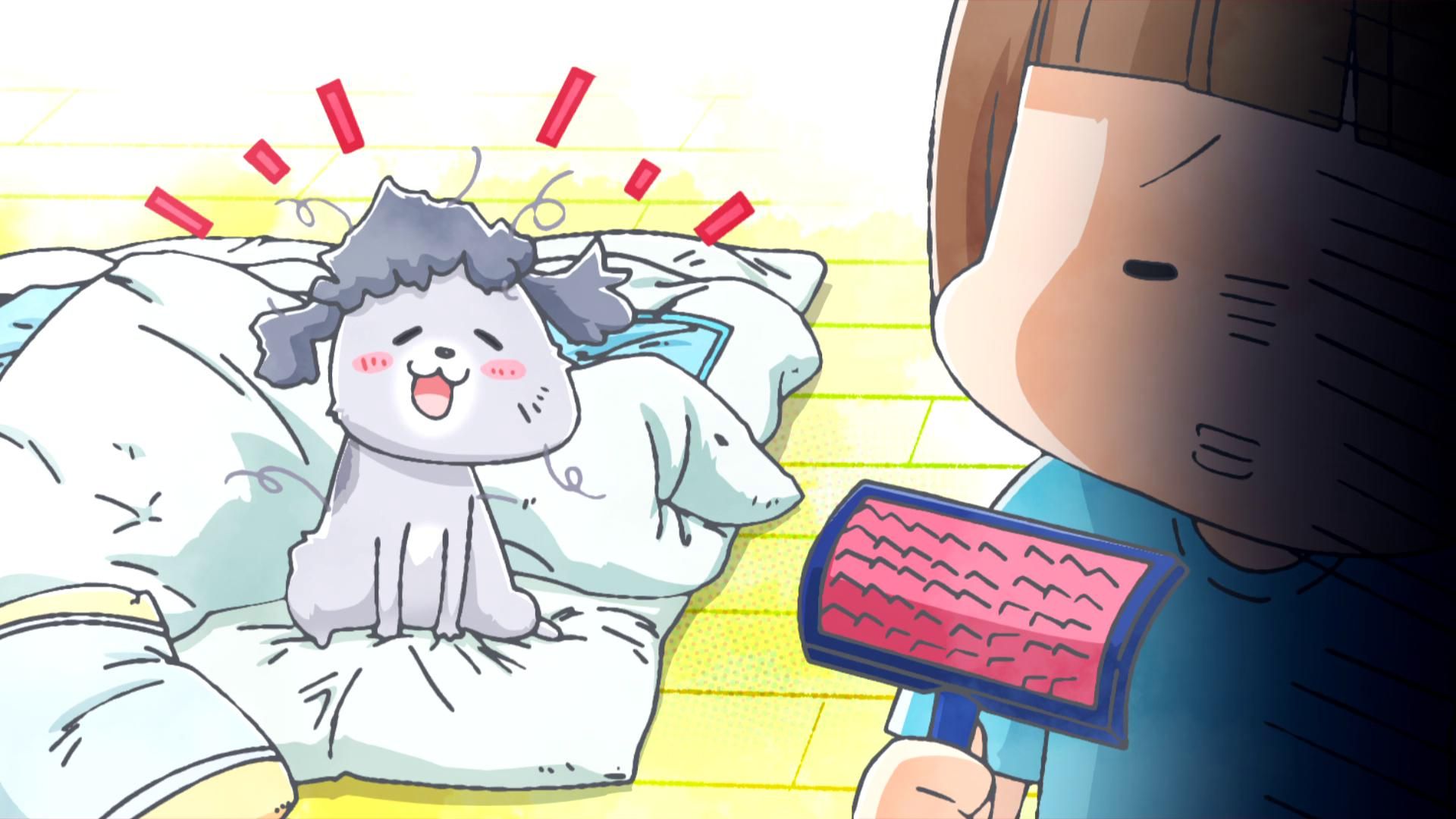 Inu to Neko Docchi mo Katteru to Mainichi Tanoshii background