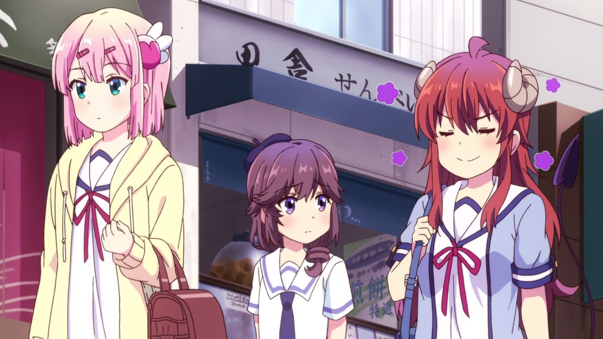 The Demon Girl Next Door background