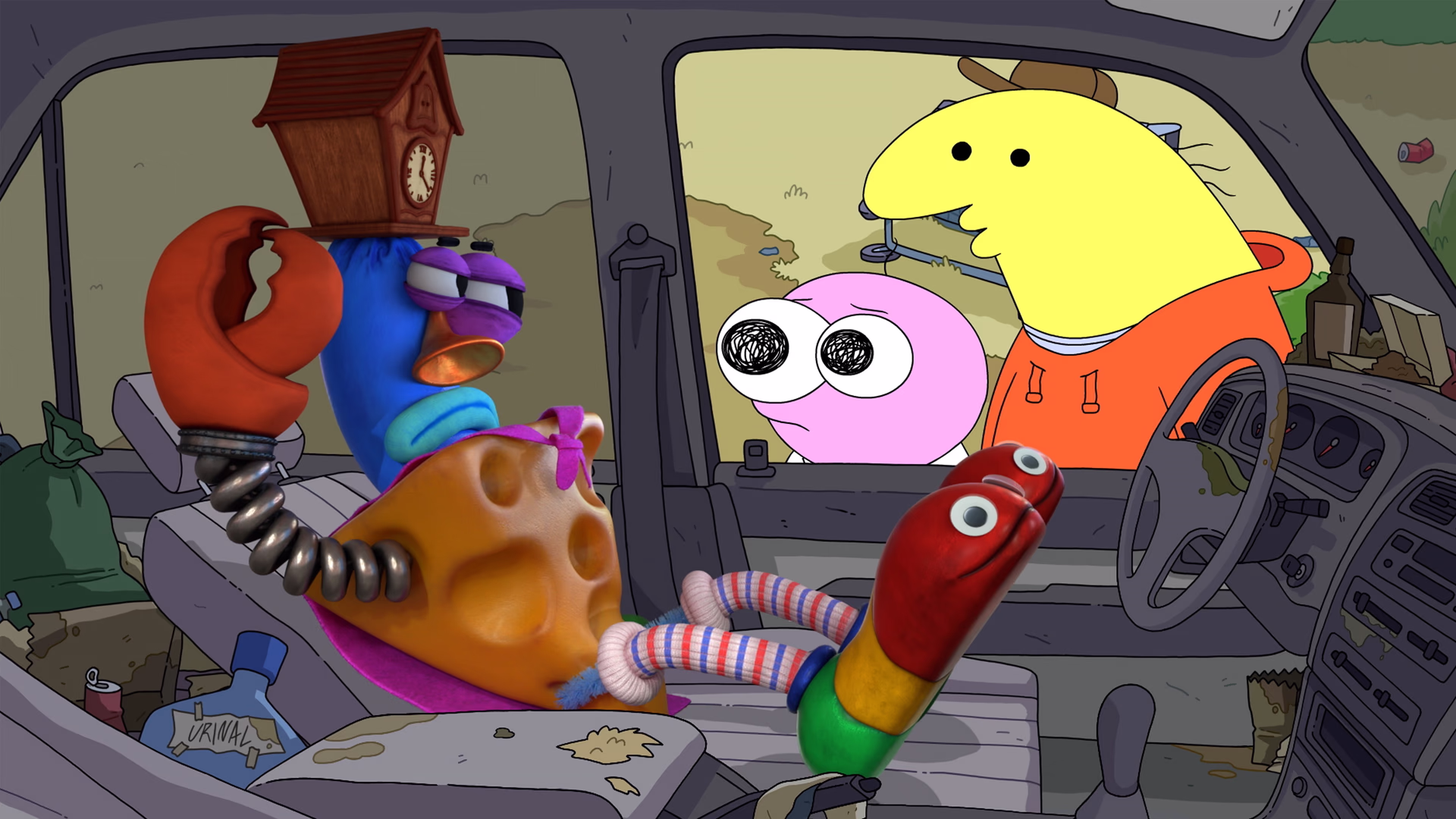 Smiling Friends background